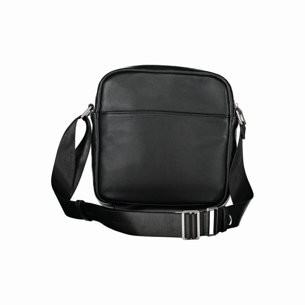 Guess Jeans Sleek Black Polyethylene Shoulder Men's Bag