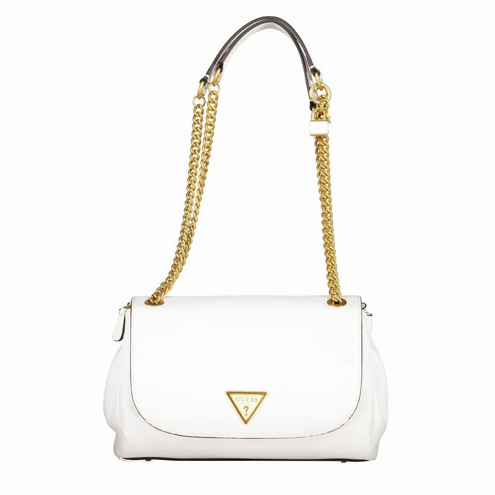 Guess Jeans White Polyethylene Handbag