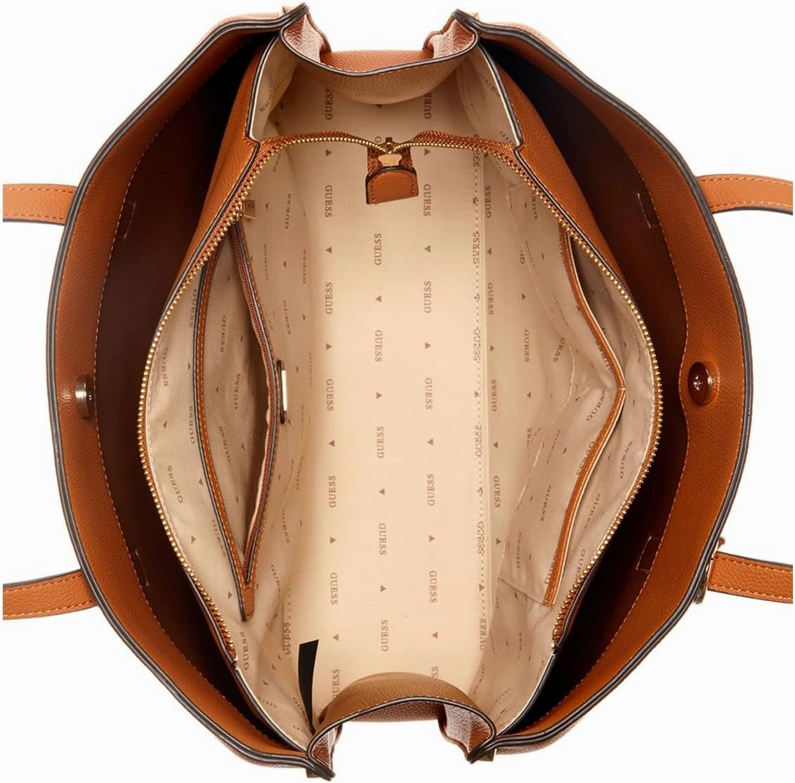 GUESS Meridian Girlfriend Tote, Nero