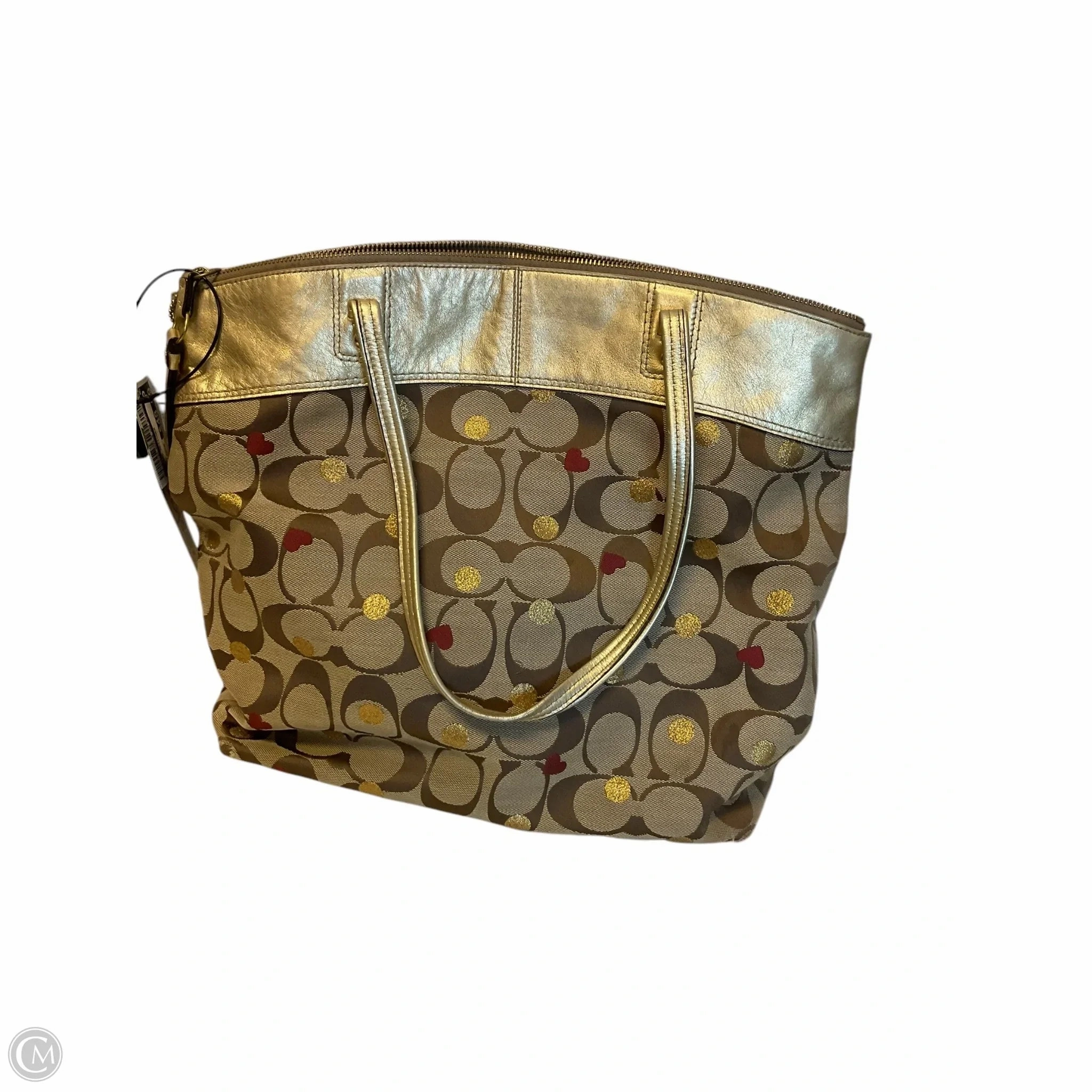 Handbag Designer By Coach, Size: Large