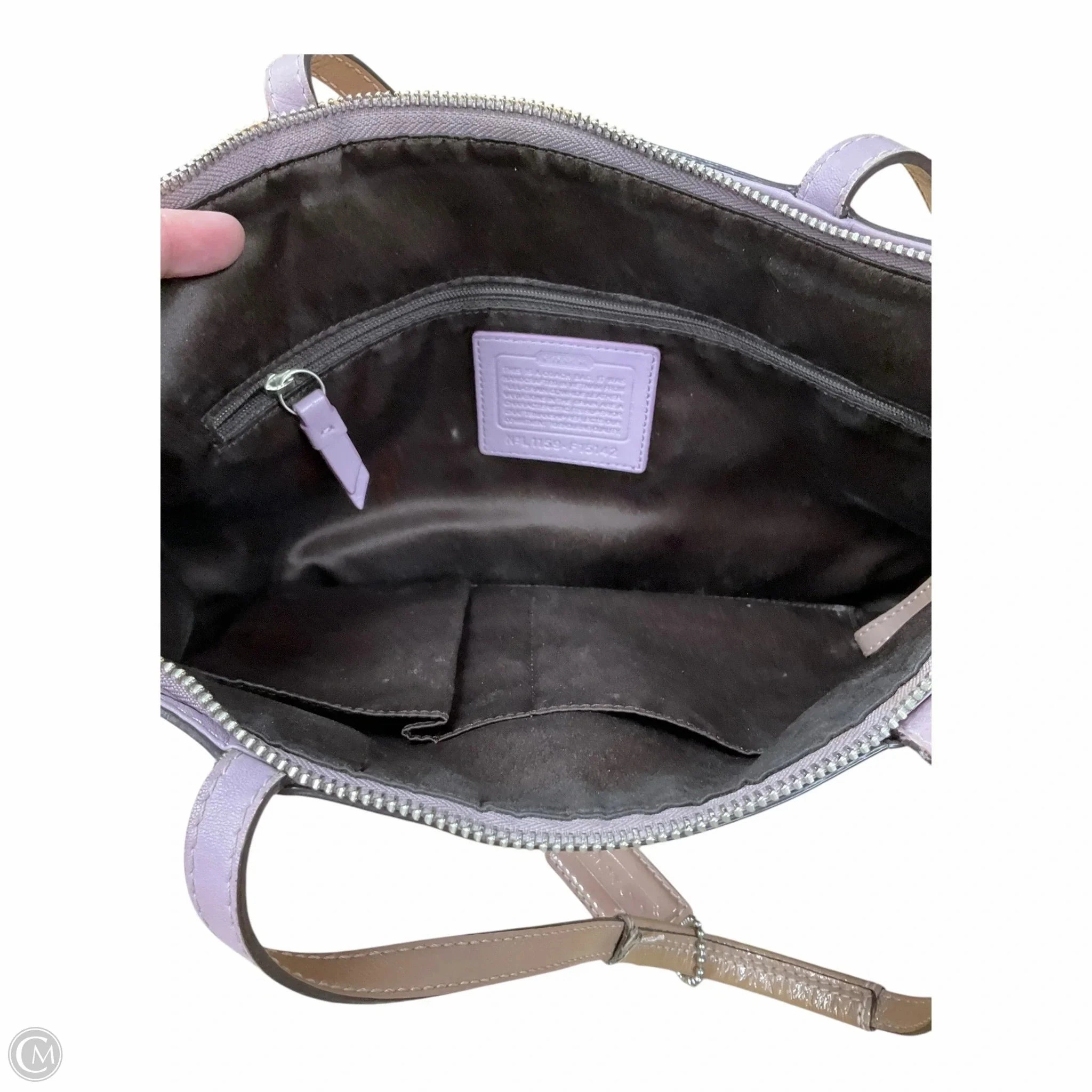 Handbag Designer By Coach, Size: Medium
