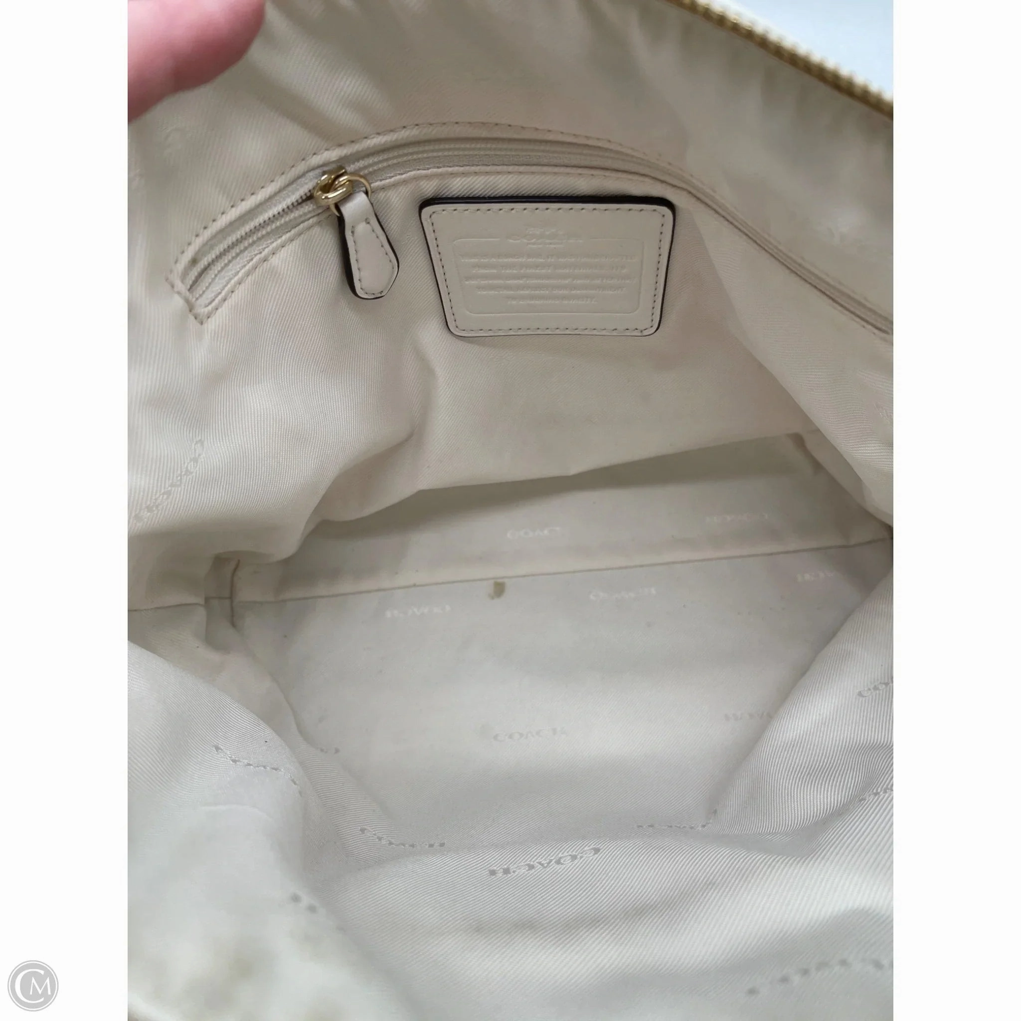 Handbag Designer By Coach, Size: Medium
