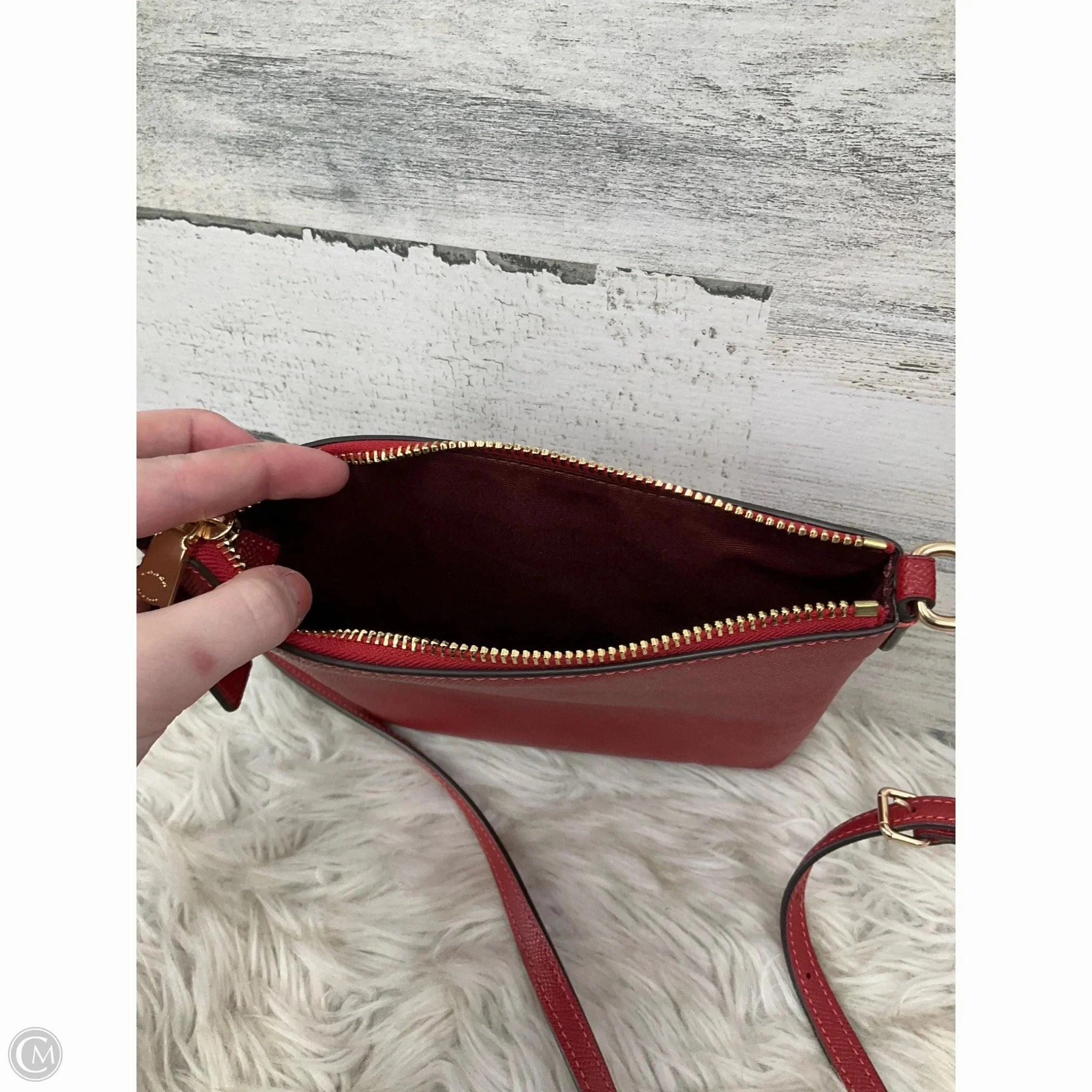 Handbag Designer By Coach, Size: Small