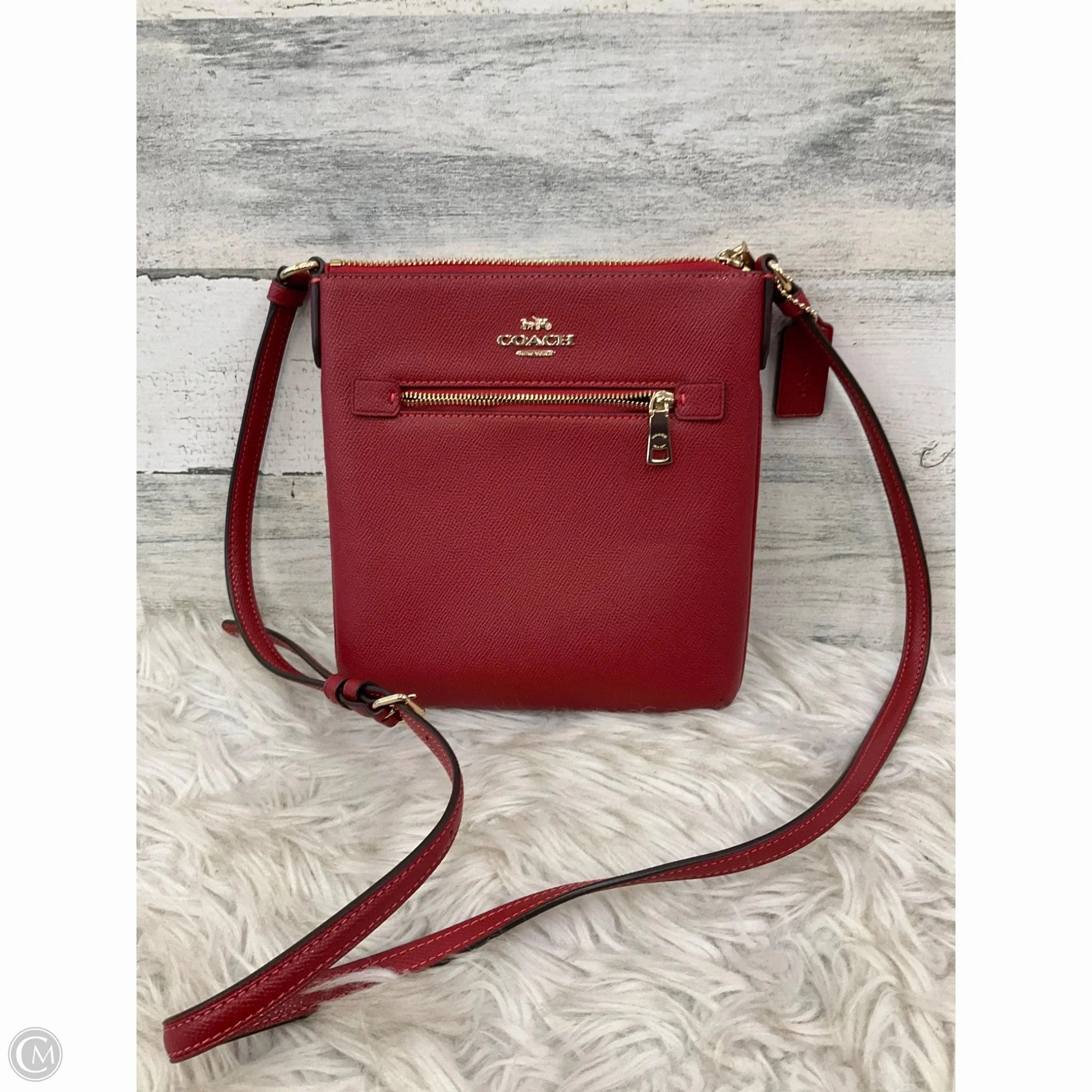 Handbag Designer By Coach, Size: Small