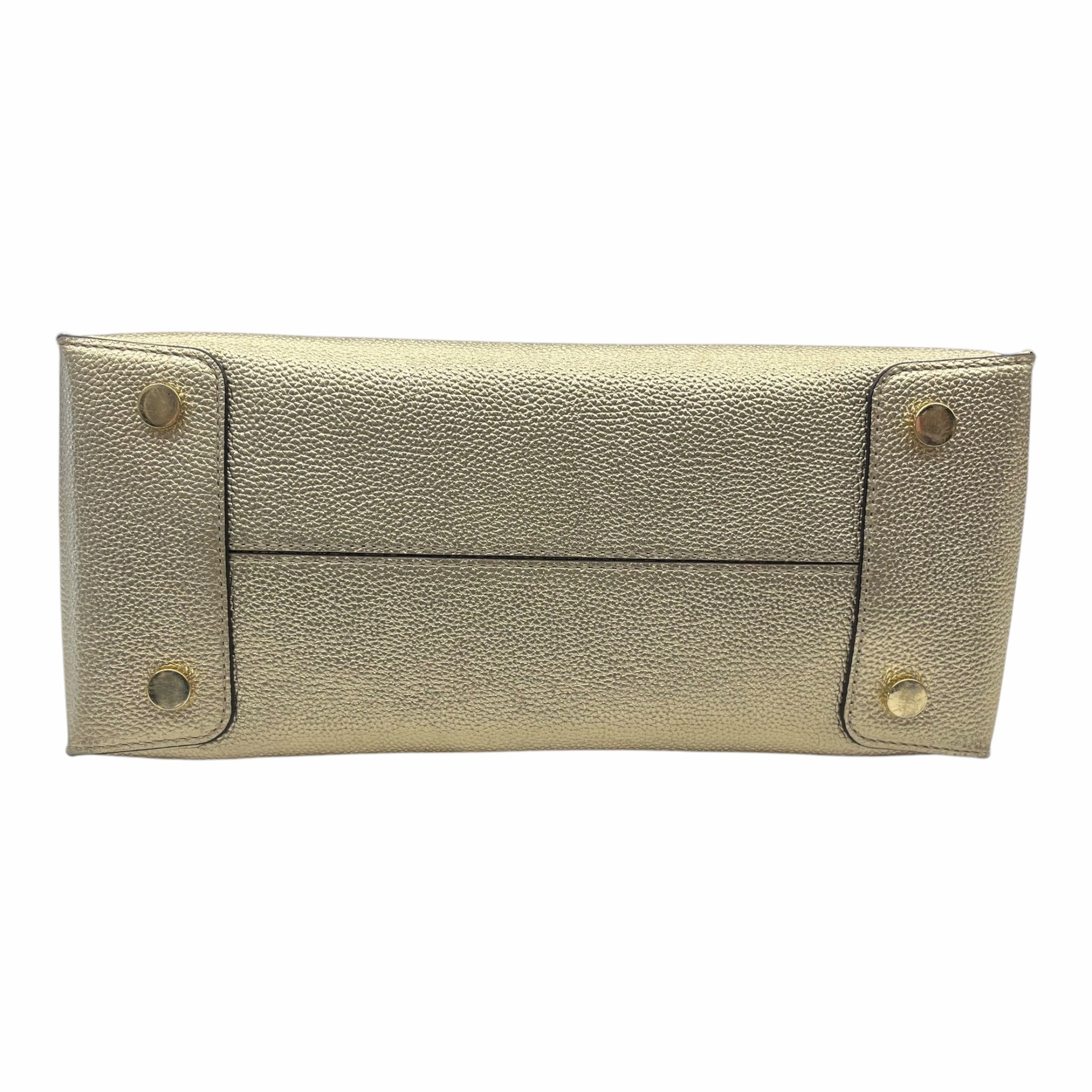 Handbag Designer By Michael Kors In Gold, Size:Medium