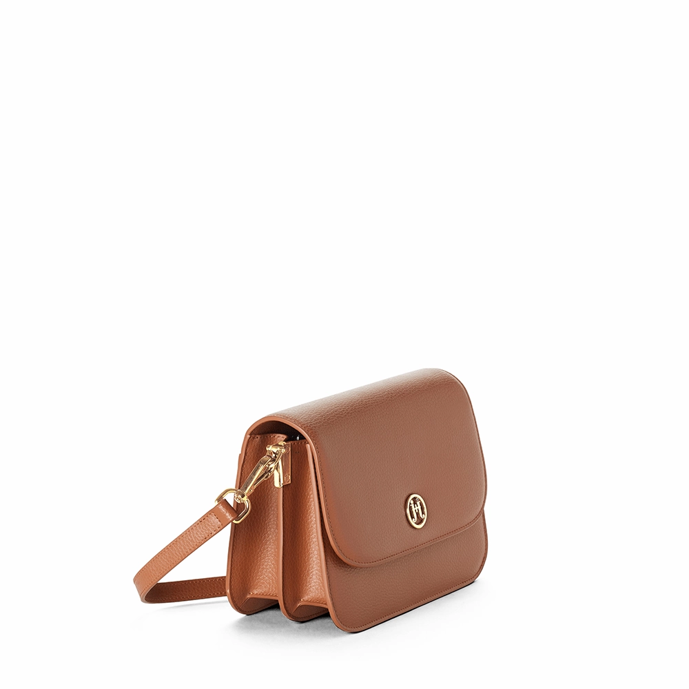 Harmony MIRUM Vegan Leather Crossbody | Tan