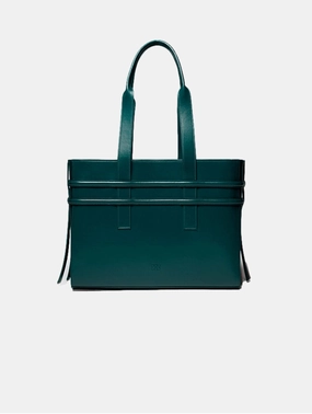 Hedy Vegan Italian Grape Leather Carry All Tote | Botanical