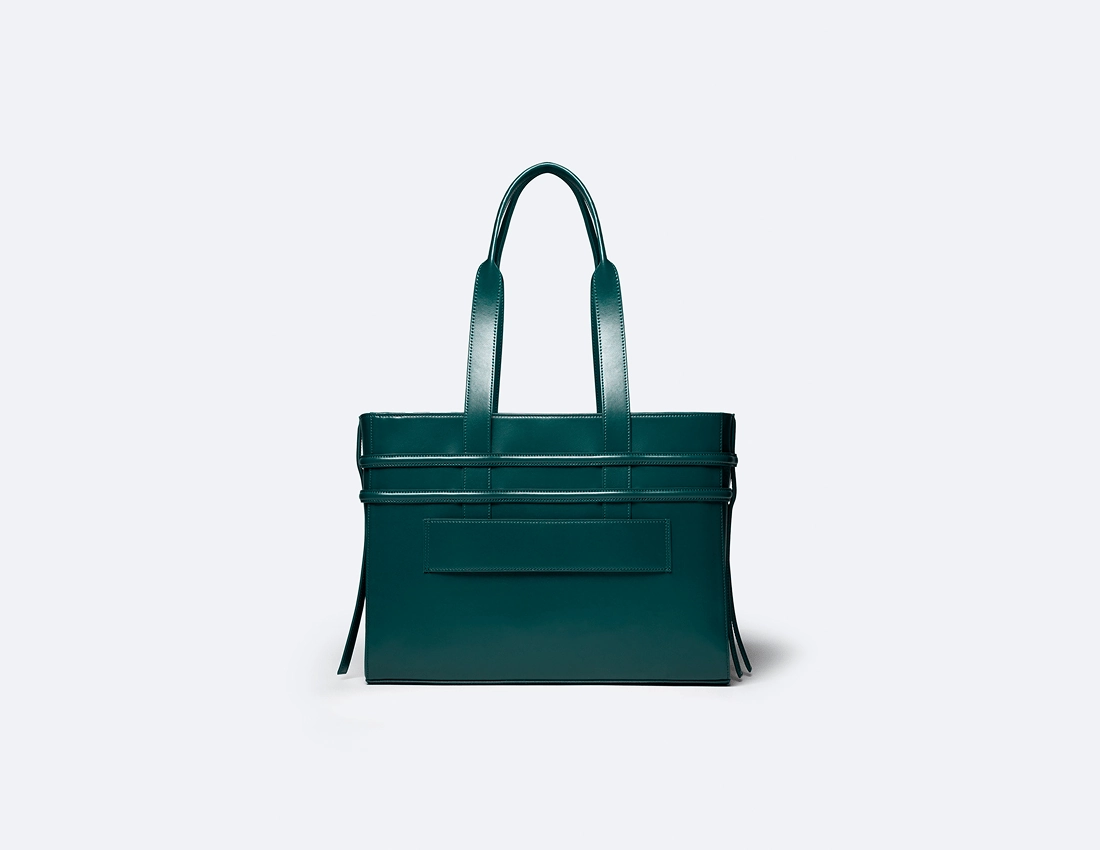 Hedy Vegan Italian Grape Leather Carry All Tote | Botanical