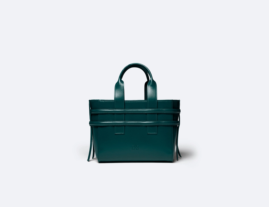 Hedy Vegan Italian Grape Leather Mini Tote | Botanical