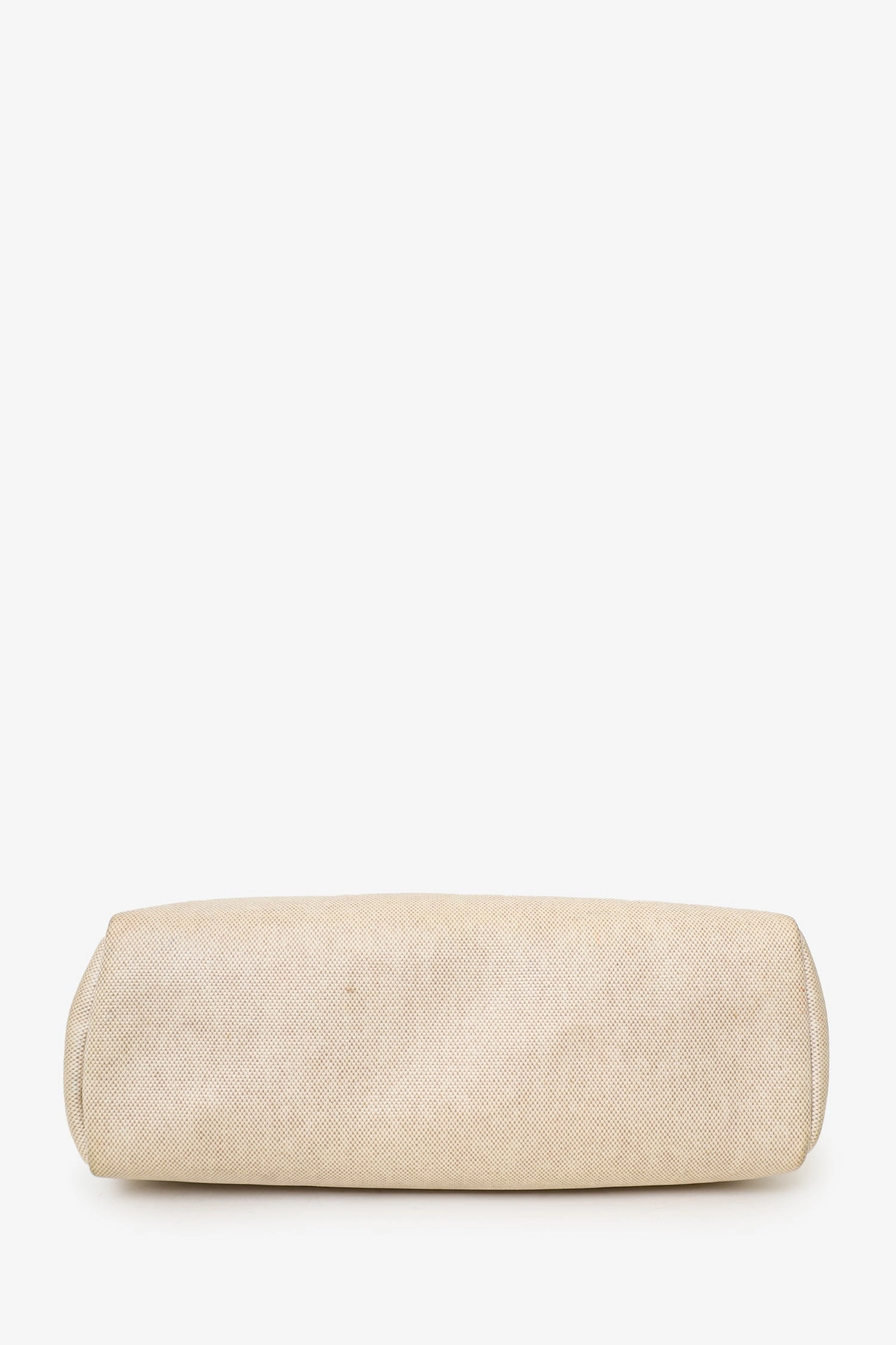 Hermes 2000 Black/Beige Leather/Canvas Herbag 31 with Secondary Bag (As Is)