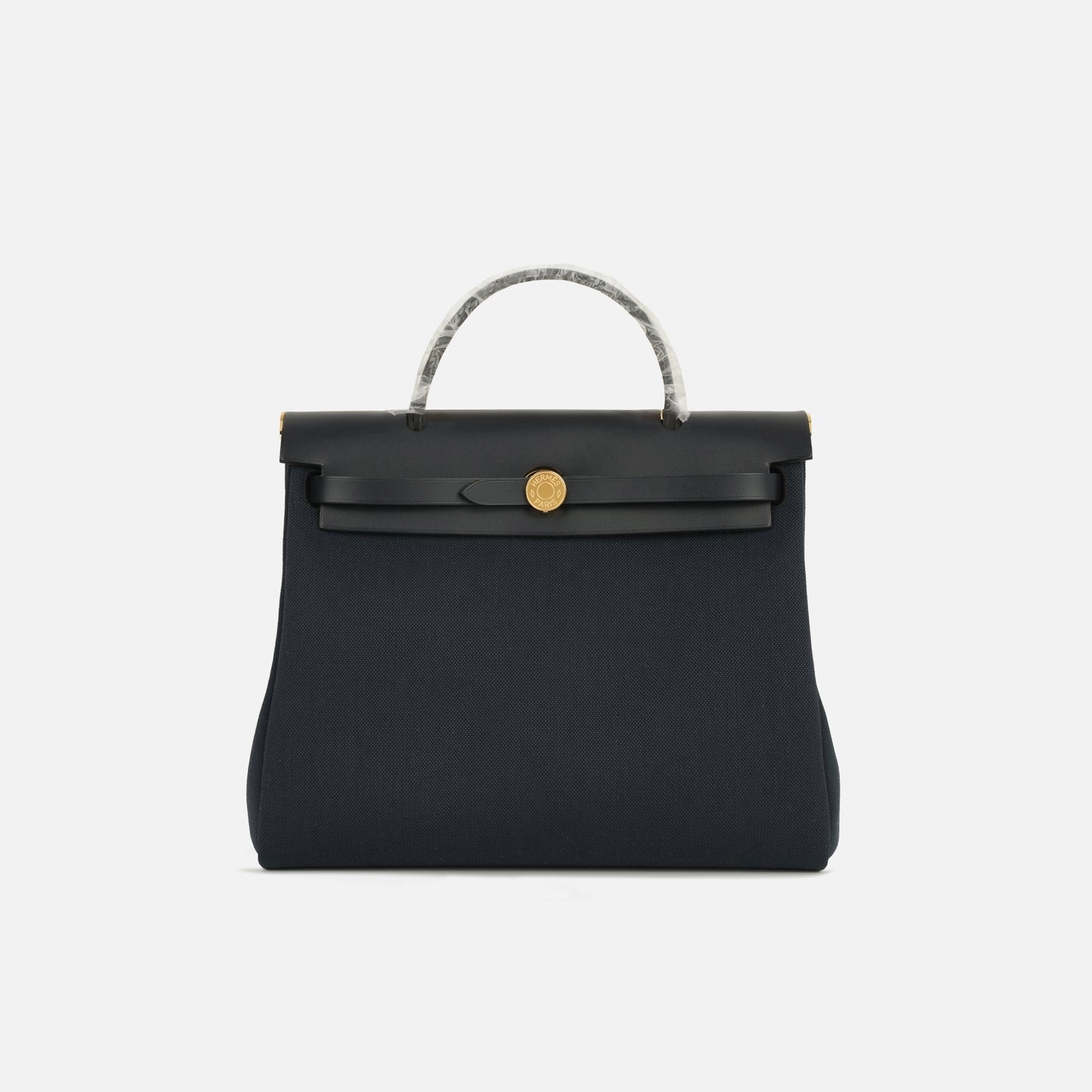 Hermes - Herbag 31 - Bleu Marine Canvas / Hunter GHW - Unused - 2020