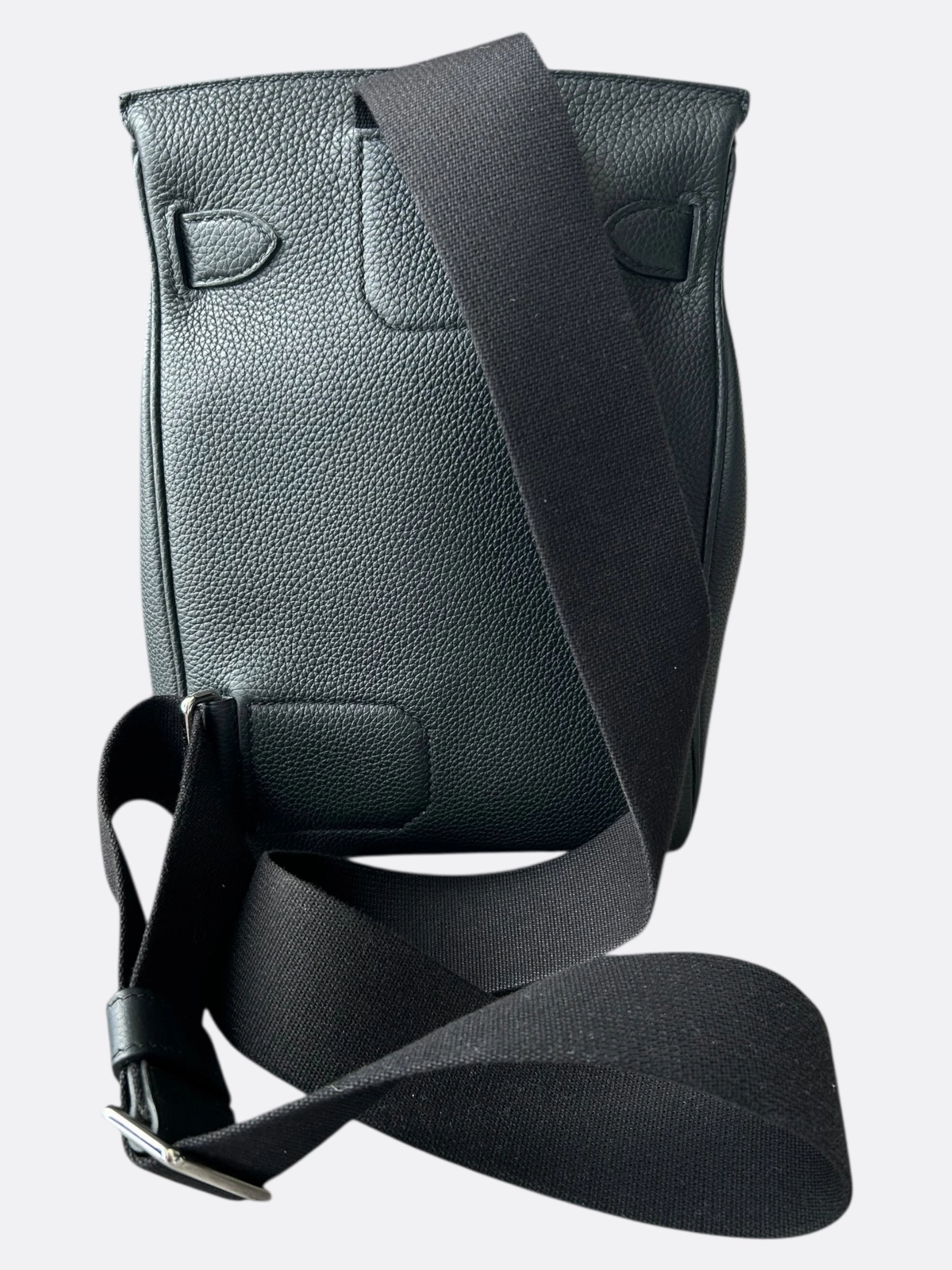 Hermes Black HAC A Dos PM Backpack