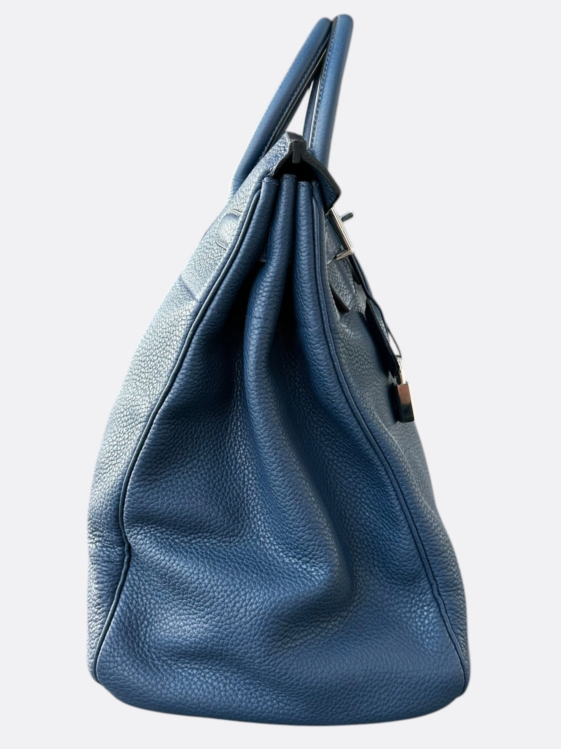 Hermes Blue Agate Togo HAC Birkin 40