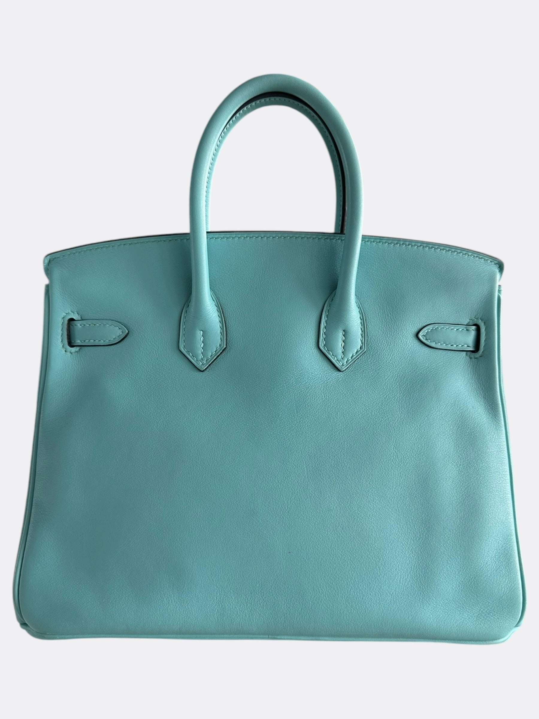 Hermes Blue Atoll Swift Gold Hardware Togo Birkin 25