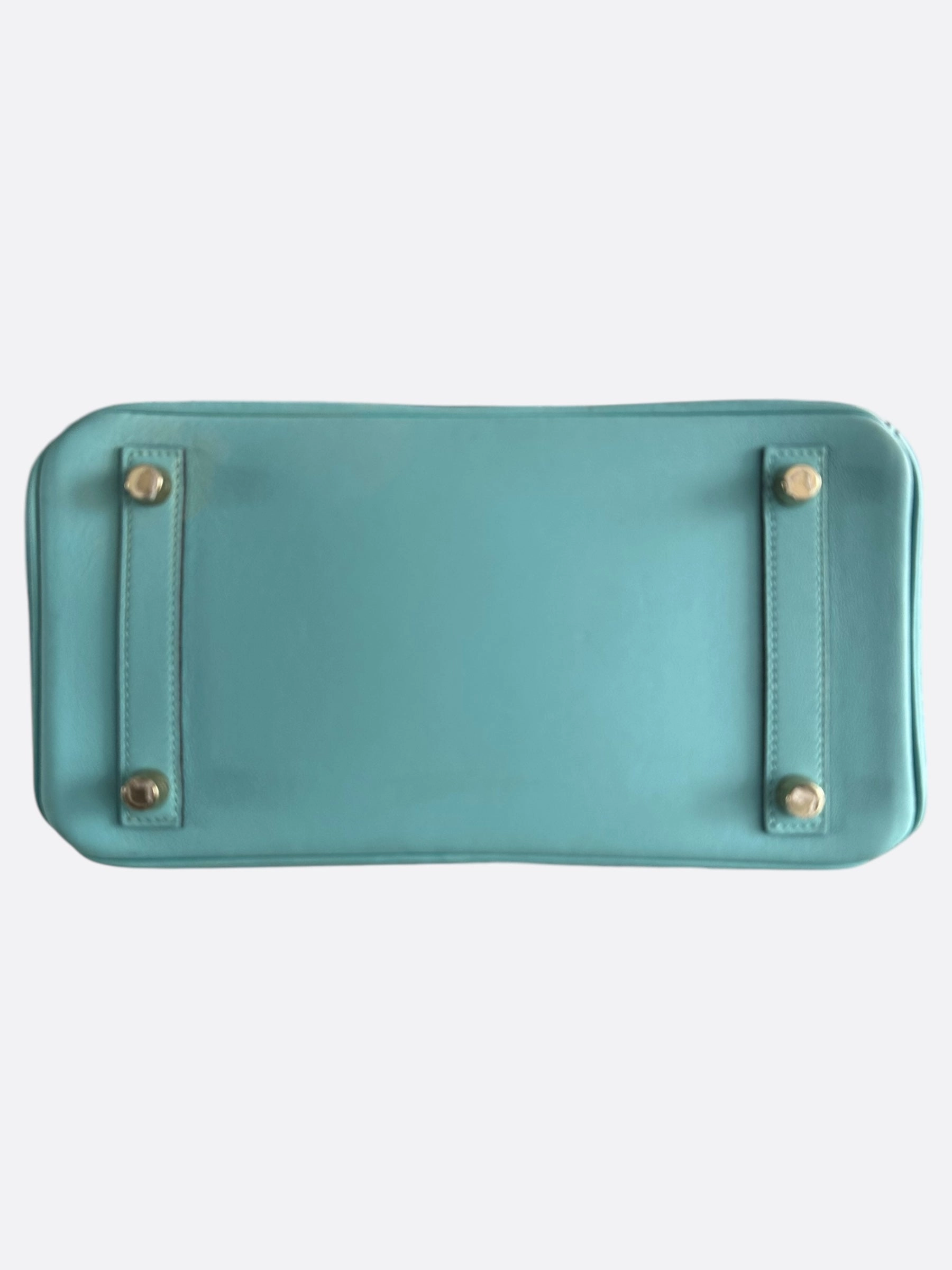 Hermes Blue Atoll Swift Gold Hardware Togo Birkin 25