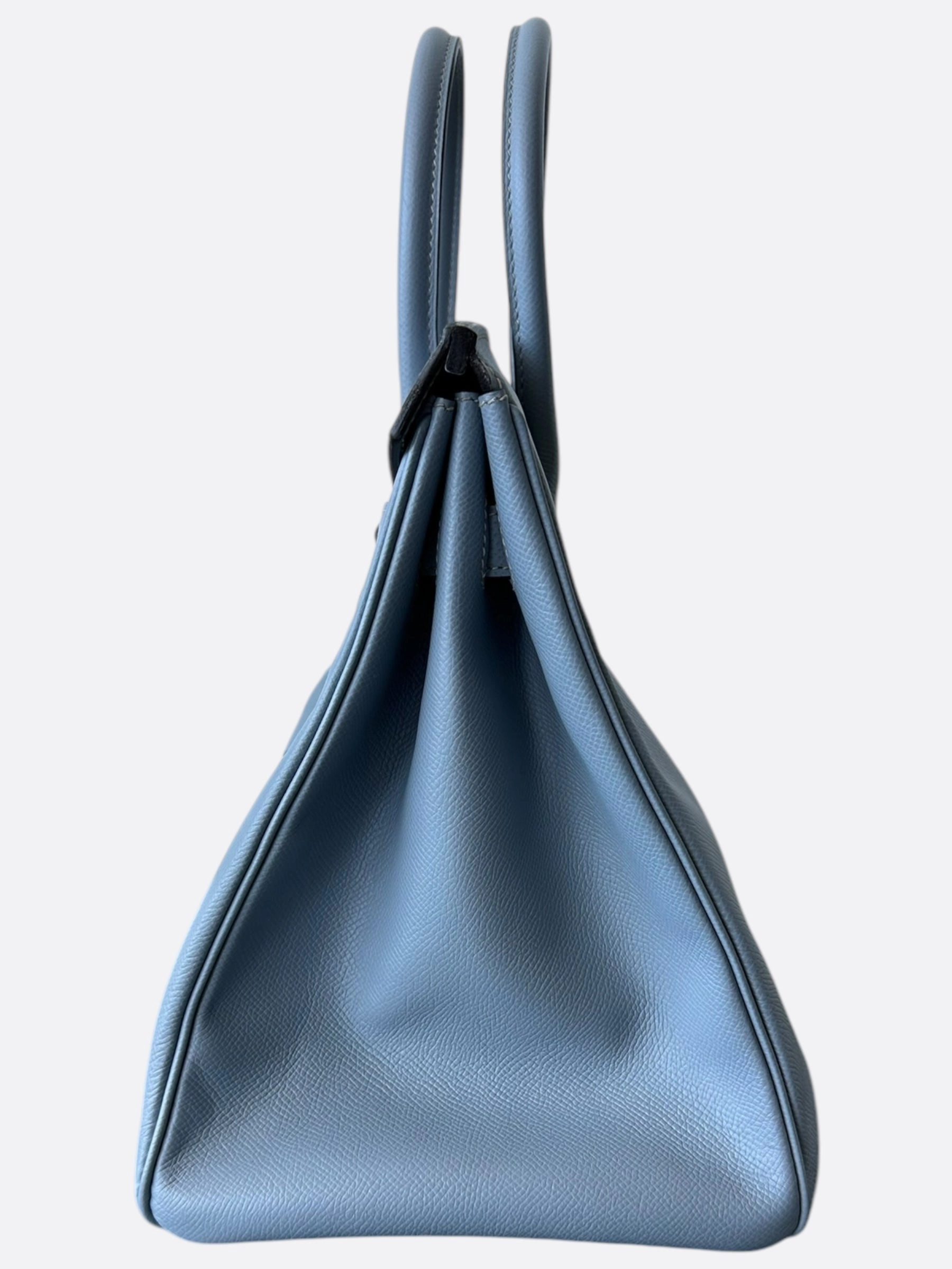 Hermes Blue Epsom Birkin 30