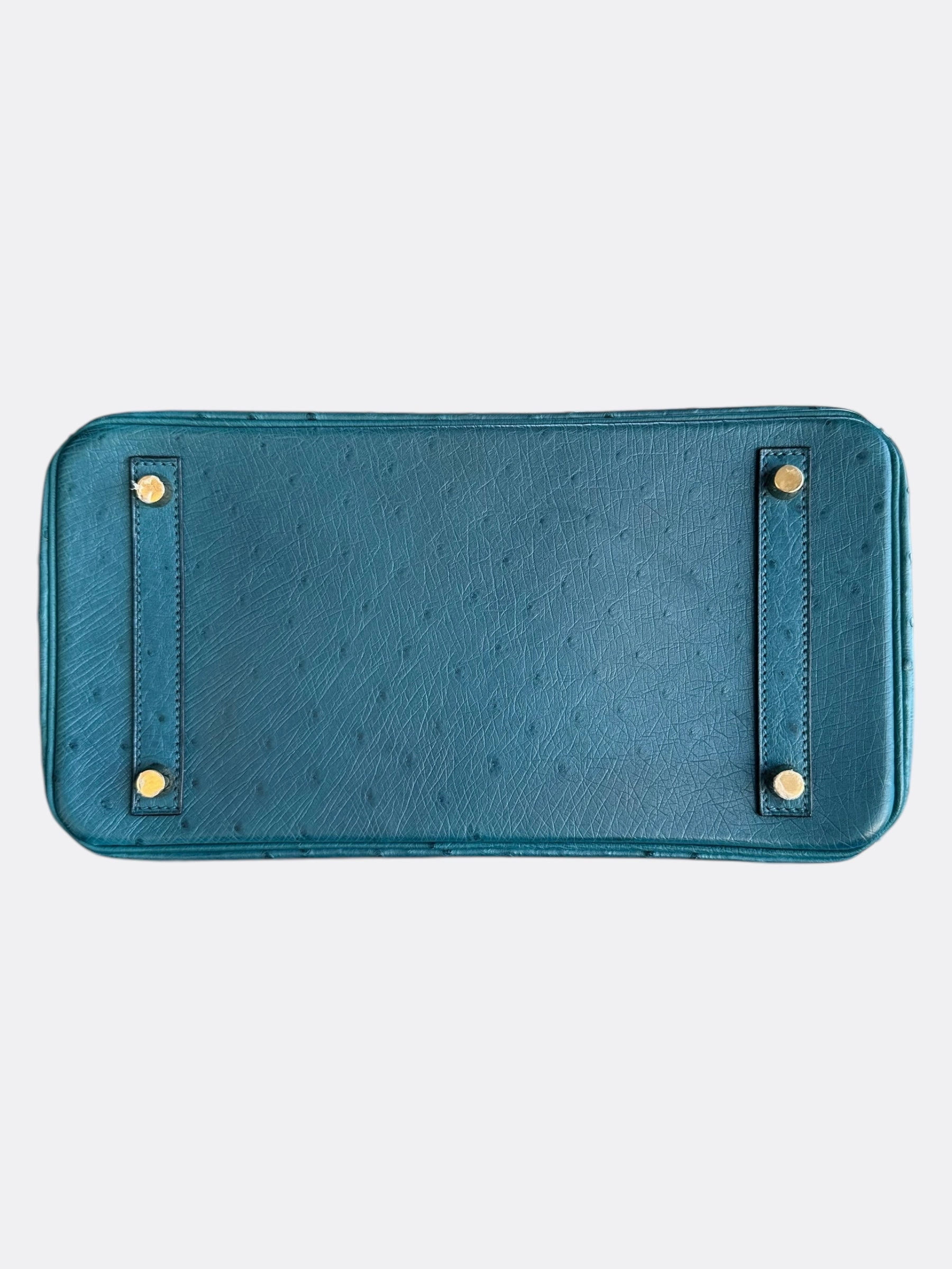 Hermes Blue Ostrich Birkin 30