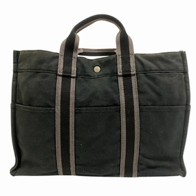 Hermes  Cotton Canvas Tote Bag (Pre-Owned)