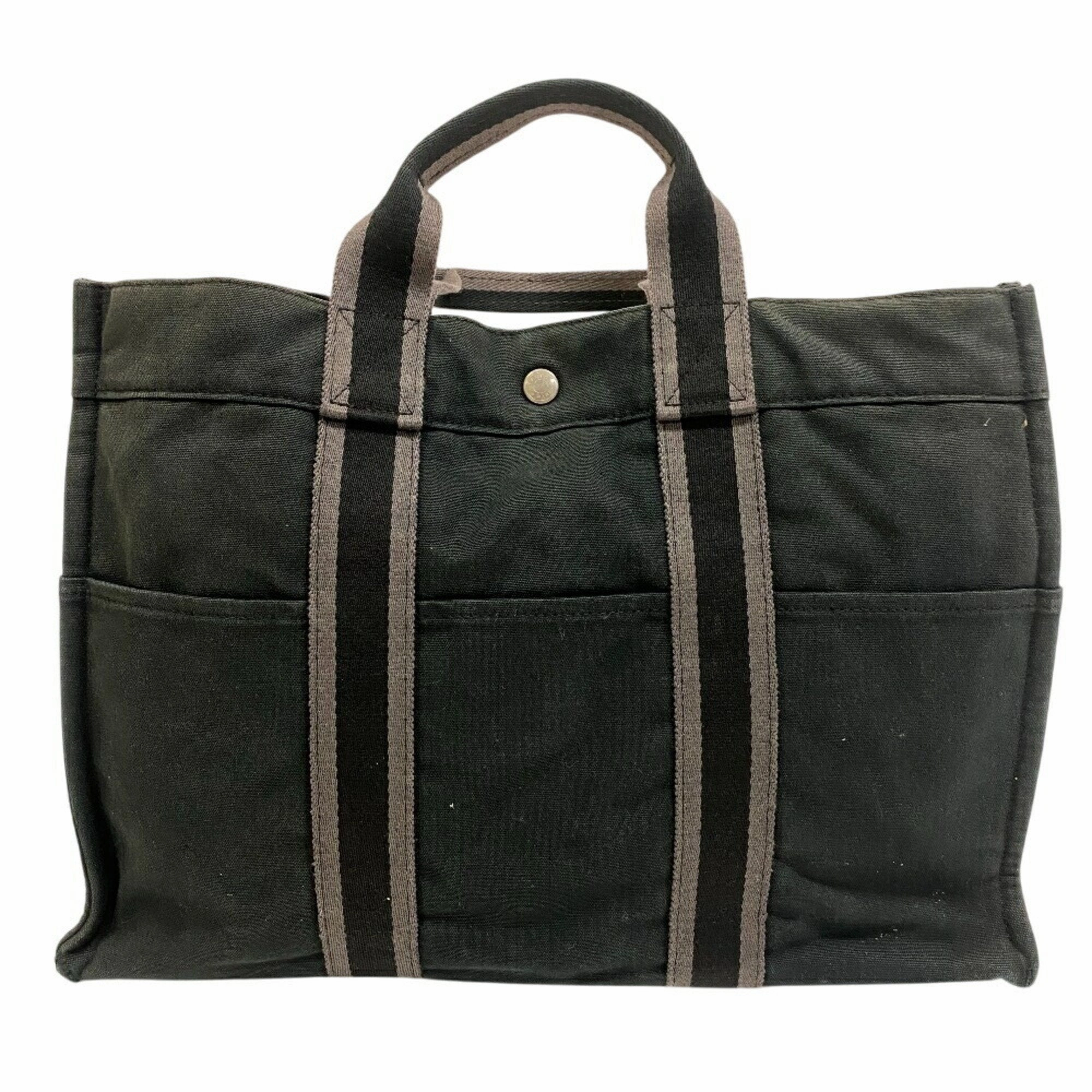 Hermes  Cotton Canvas Tote Bag (Pre-Owned)