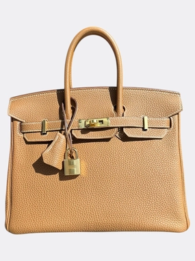 Hermes Gold Togo Birkin 25