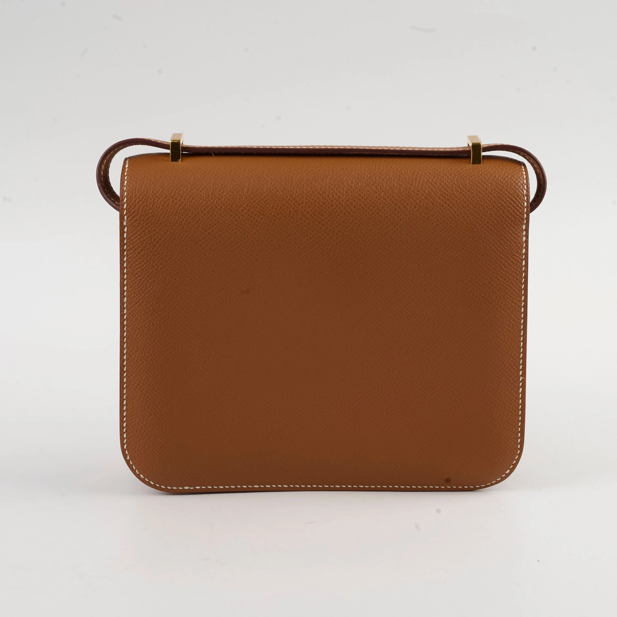 Hermes Mini Constance 18 Gold Epsom B Stamp