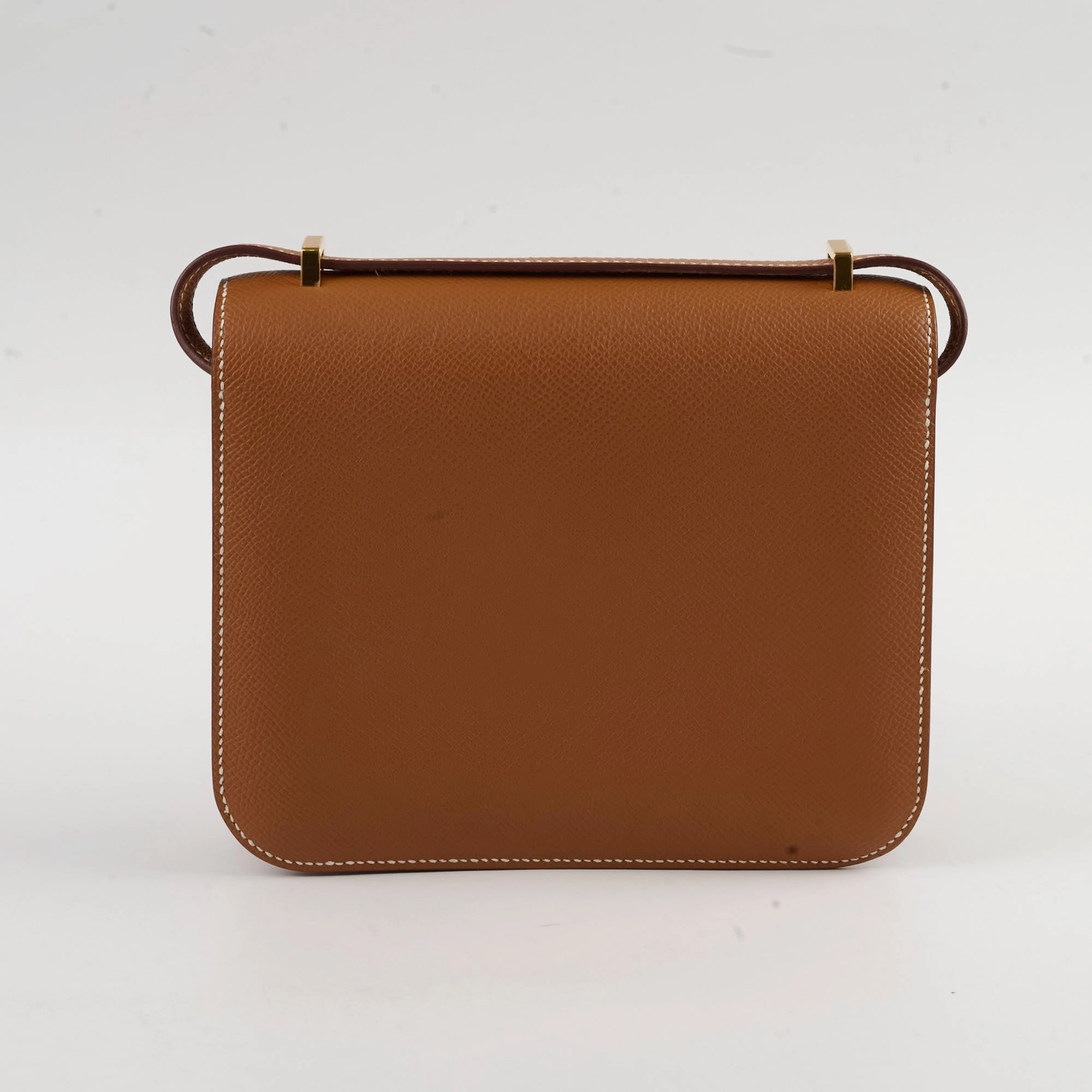 Hermes Mini Constance 18 Gold Epsom B Stamp