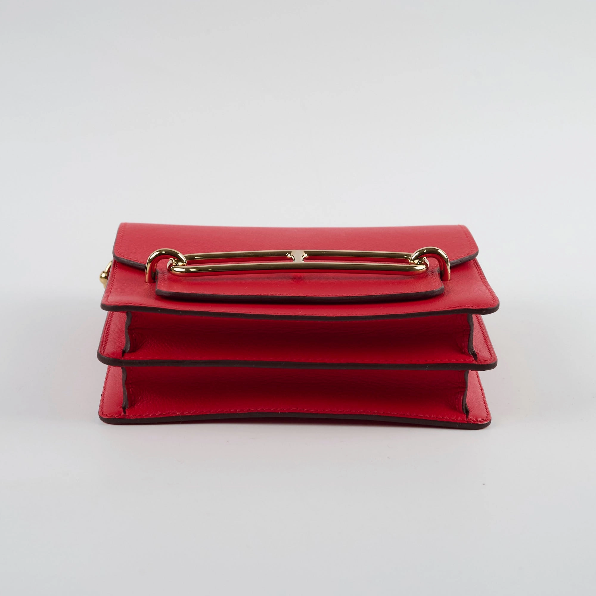 Hermes Mini Roulis Evercolour Red Permabrass HW