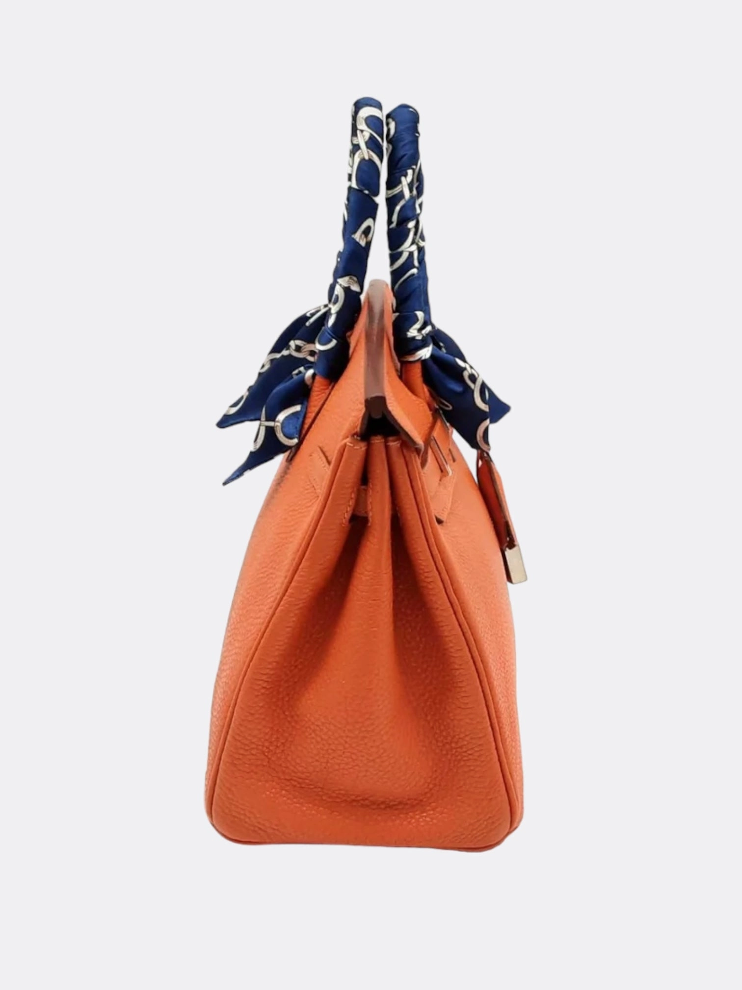 Hermes Orange Togo Birkin 25