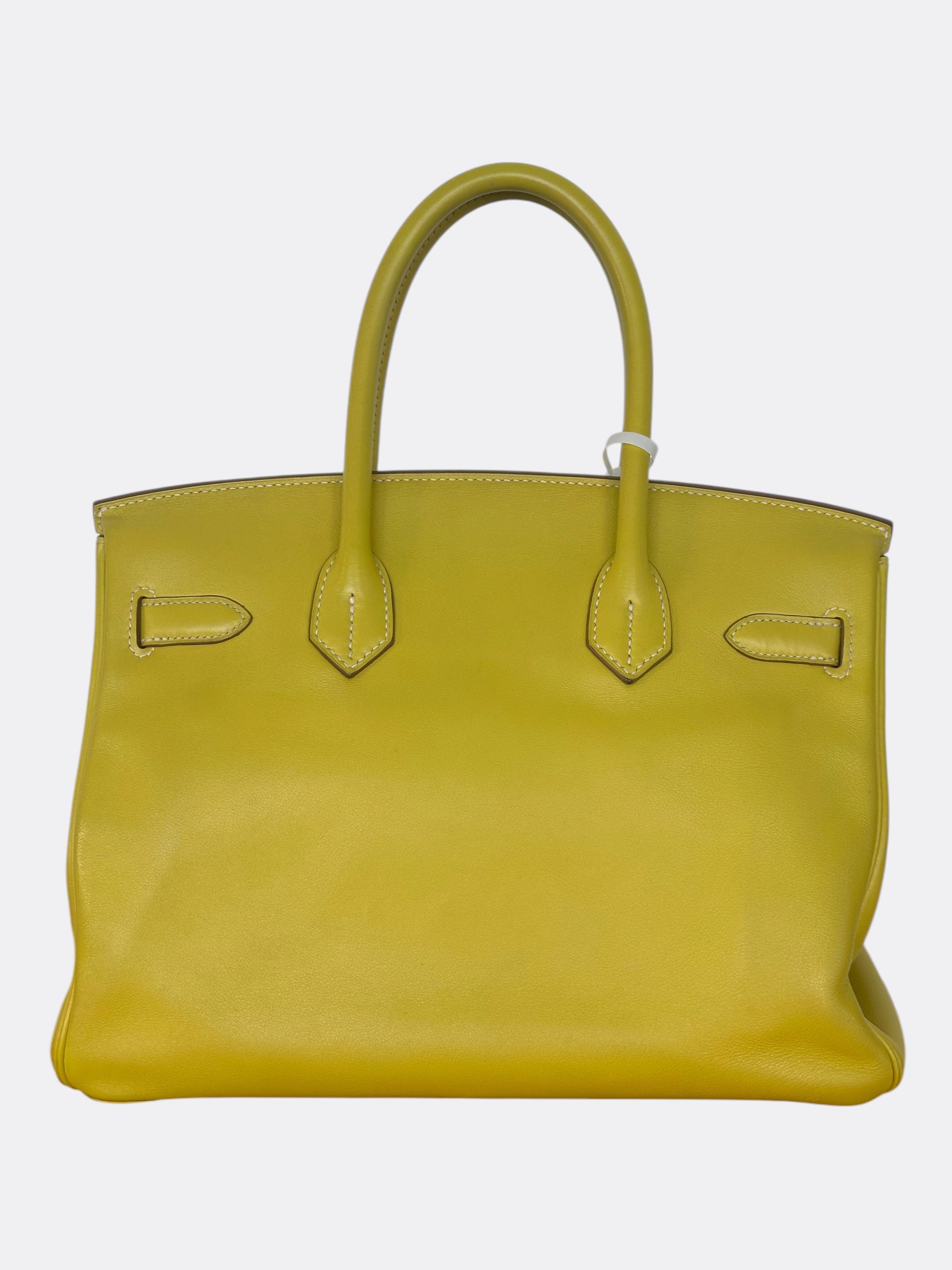 Hermes Yellow Swift Birkin 30