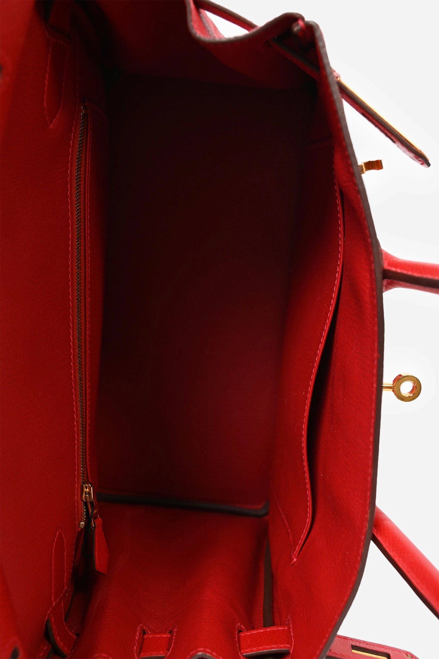 Herms 2013 Red Epsom Leather Birkin 30