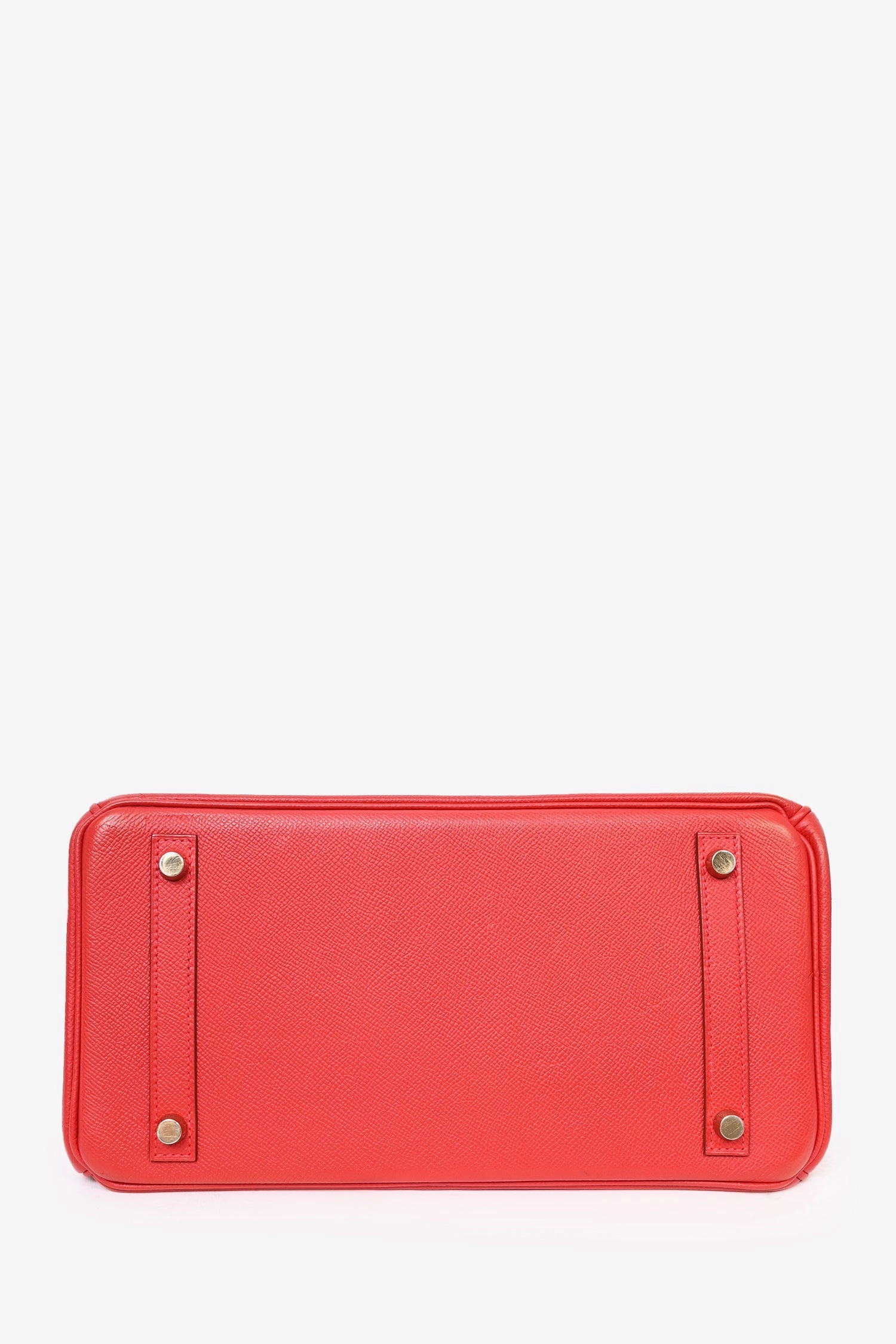 Herms 2013 Red Epsom Leather Birkin 30