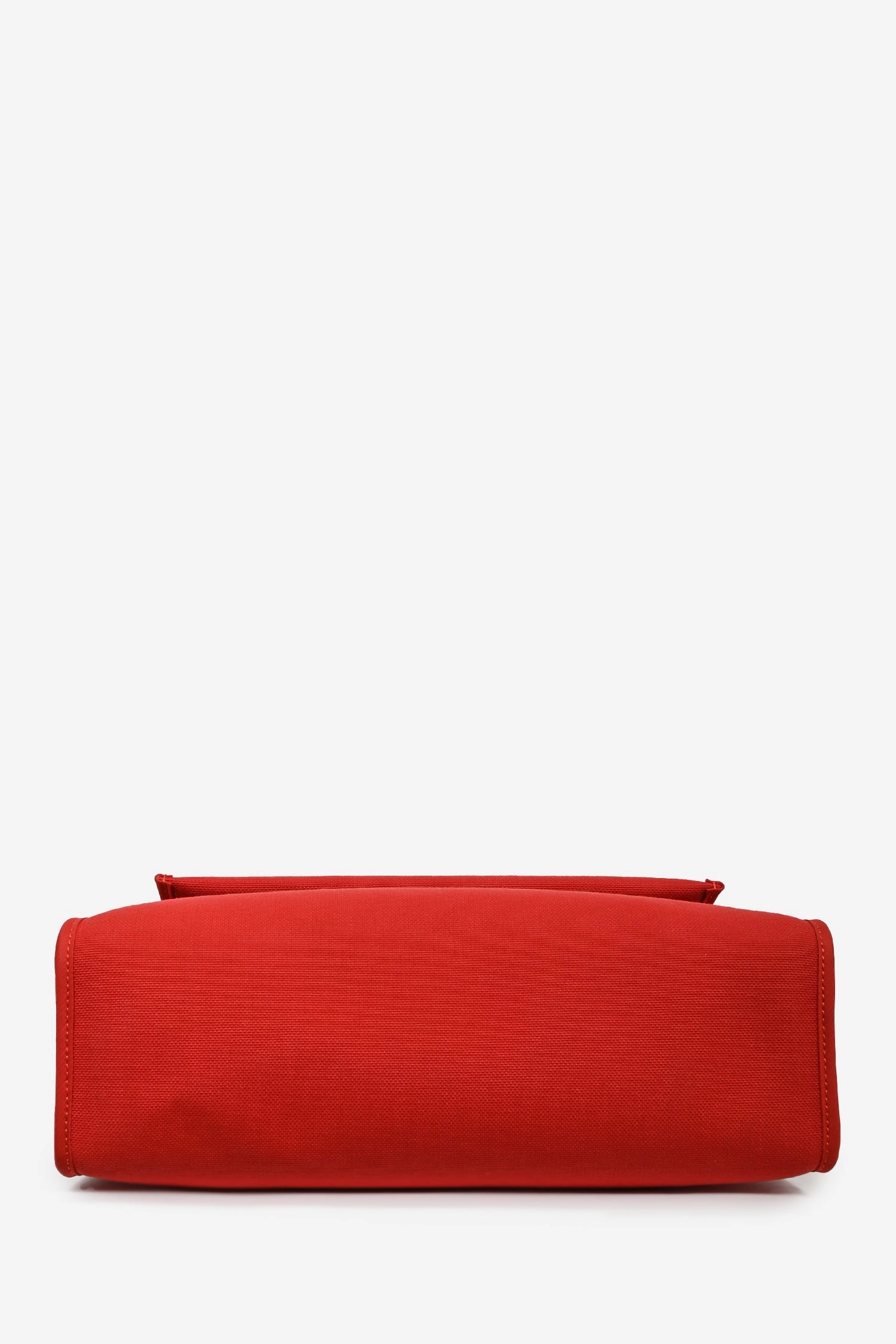 Herms 2017 Red Canvas/Brown Leather Herbag 31