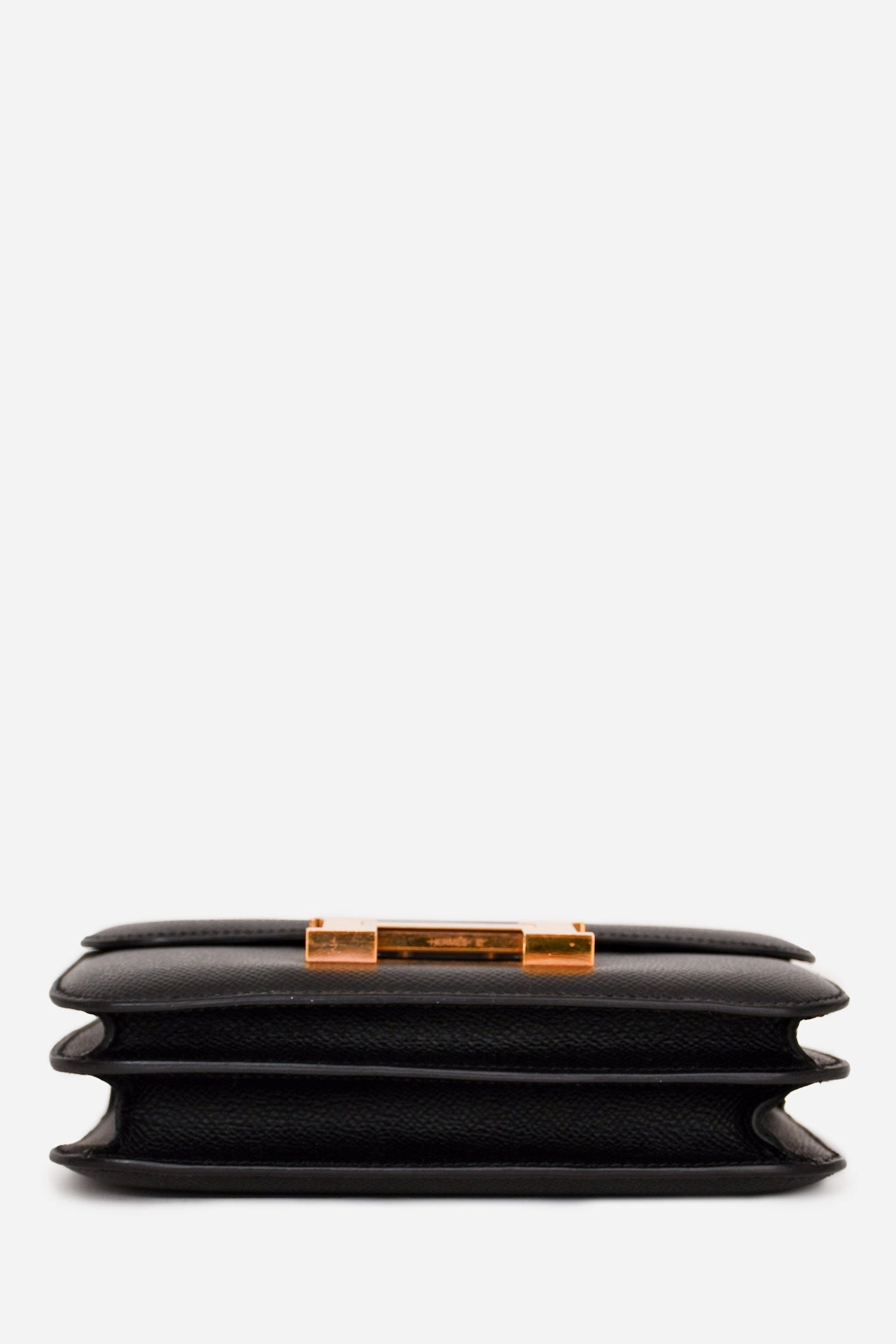 Herms 2020 Black Epsom Leather Constance Mini 18