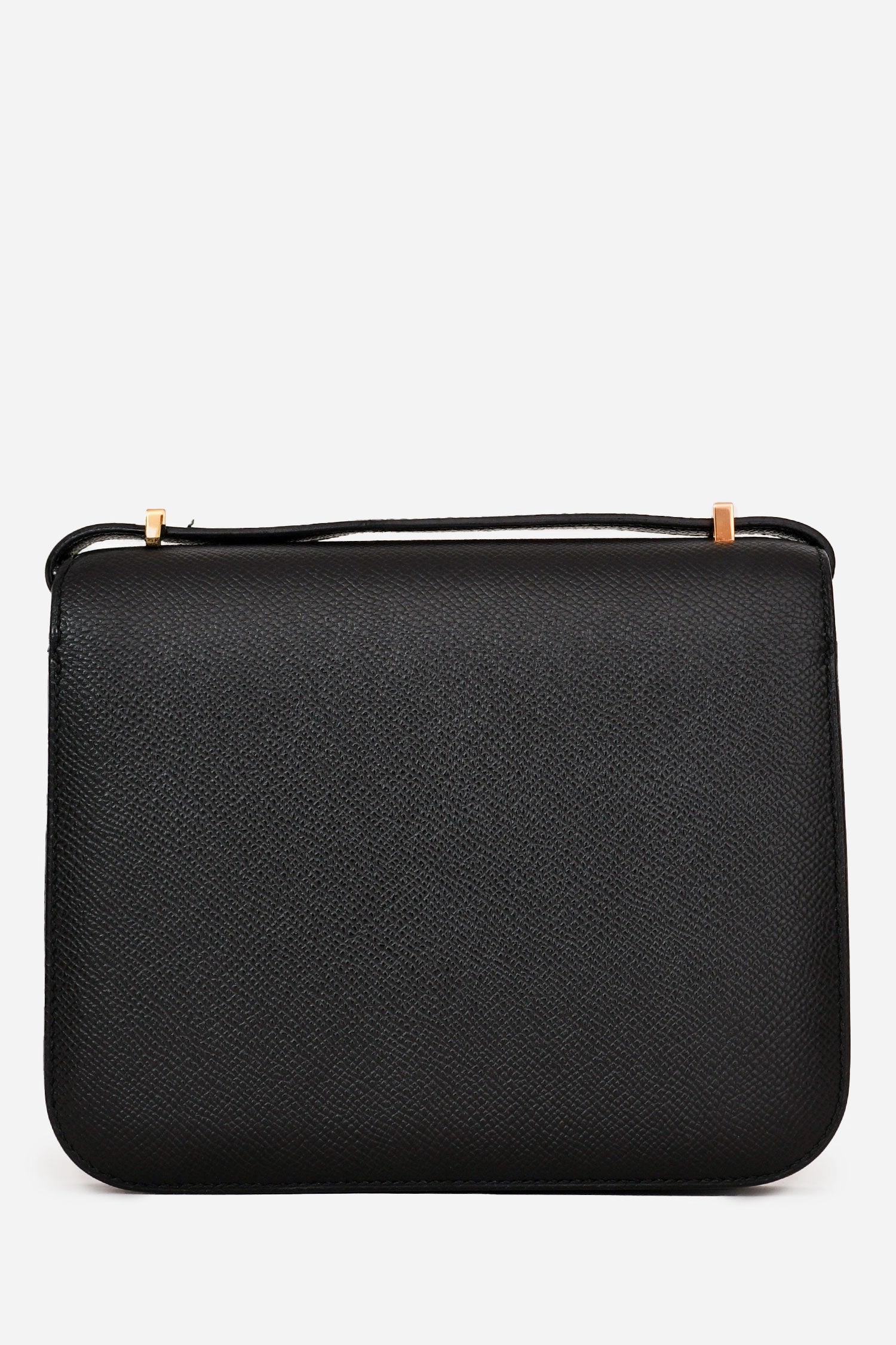Herms 2020 Black Epsom Leather Constance Mini 18