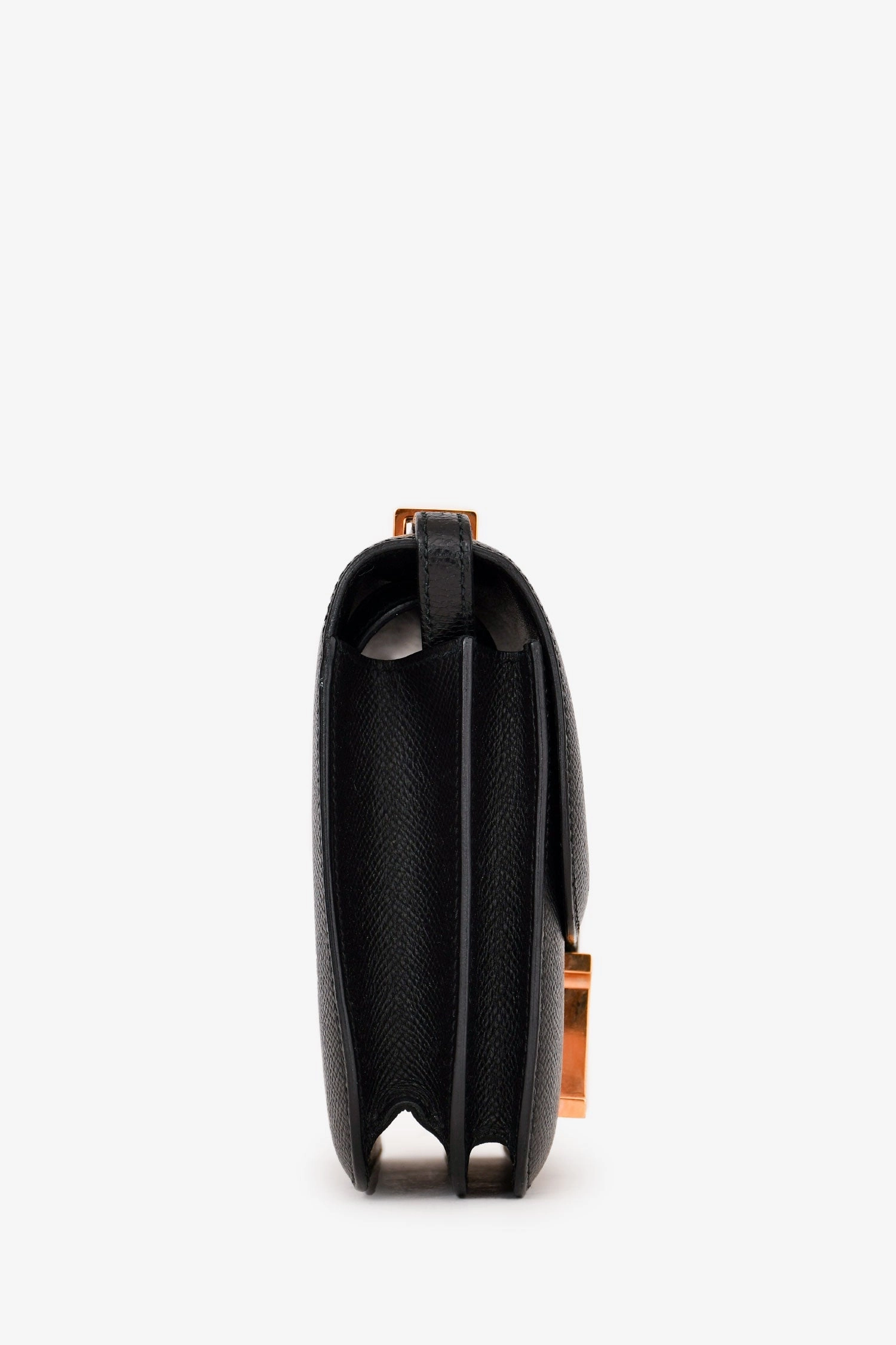 Herms 2020 Black Epsom Leather Constance Mini 18