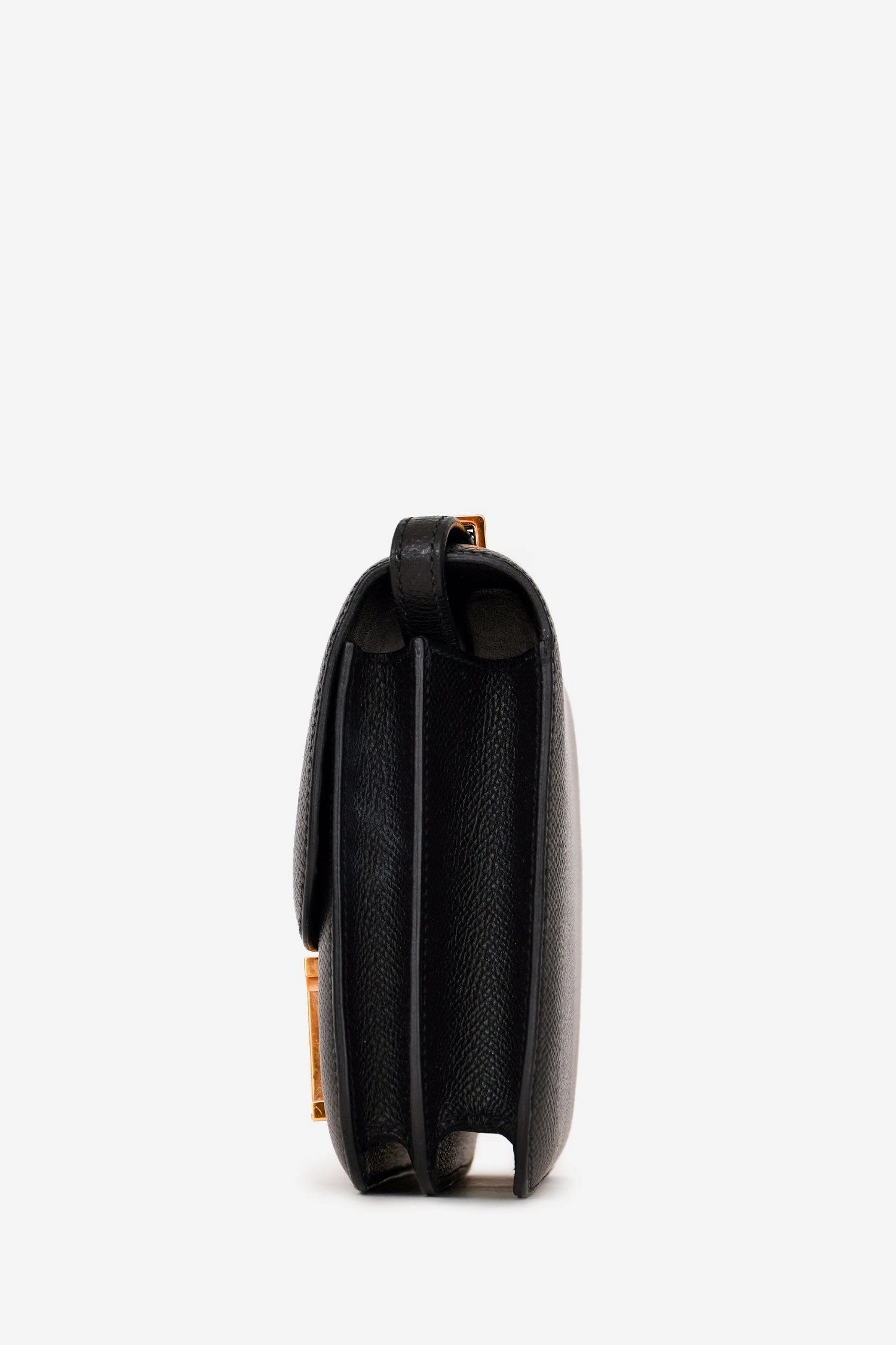 Herms 2020 Black Epsom Leather Constance Mini 18