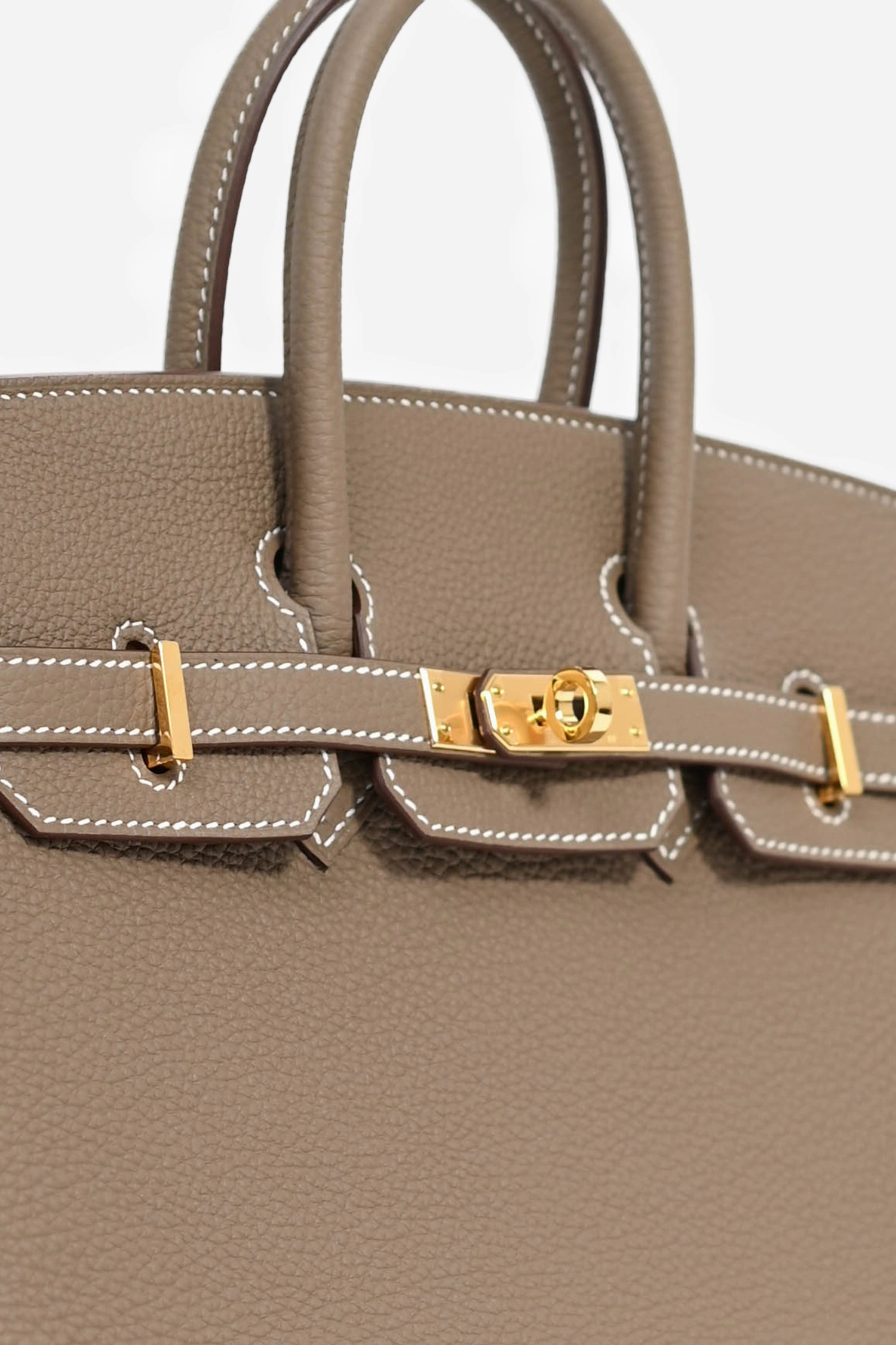 Herms 2023 Etoupe Togo Leather Birkin 25