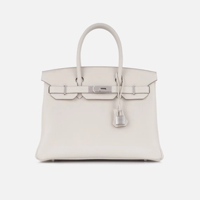 Herms - Birkin 30 - Craie Togo PHW - Brand New - 2024