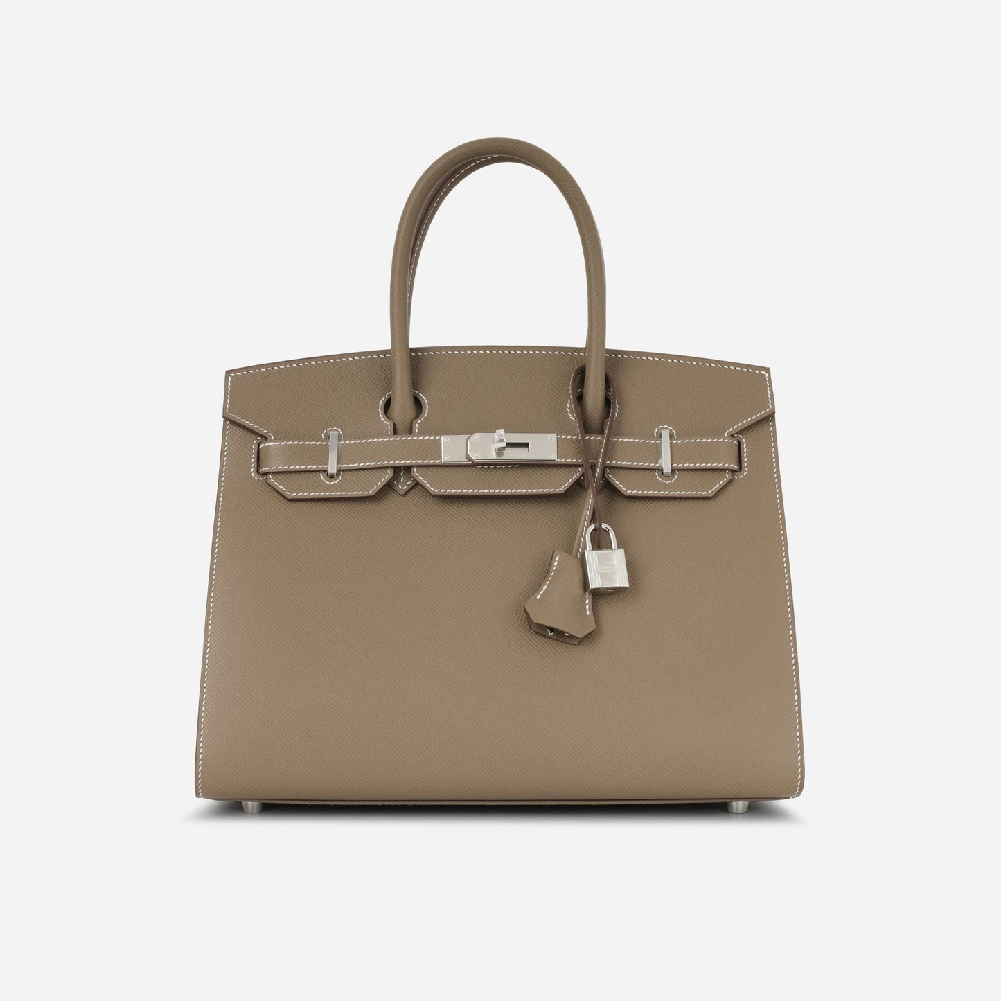 Herms - Birkin 30 - Etoupe Epsom PHW - 2025 - Brand New
