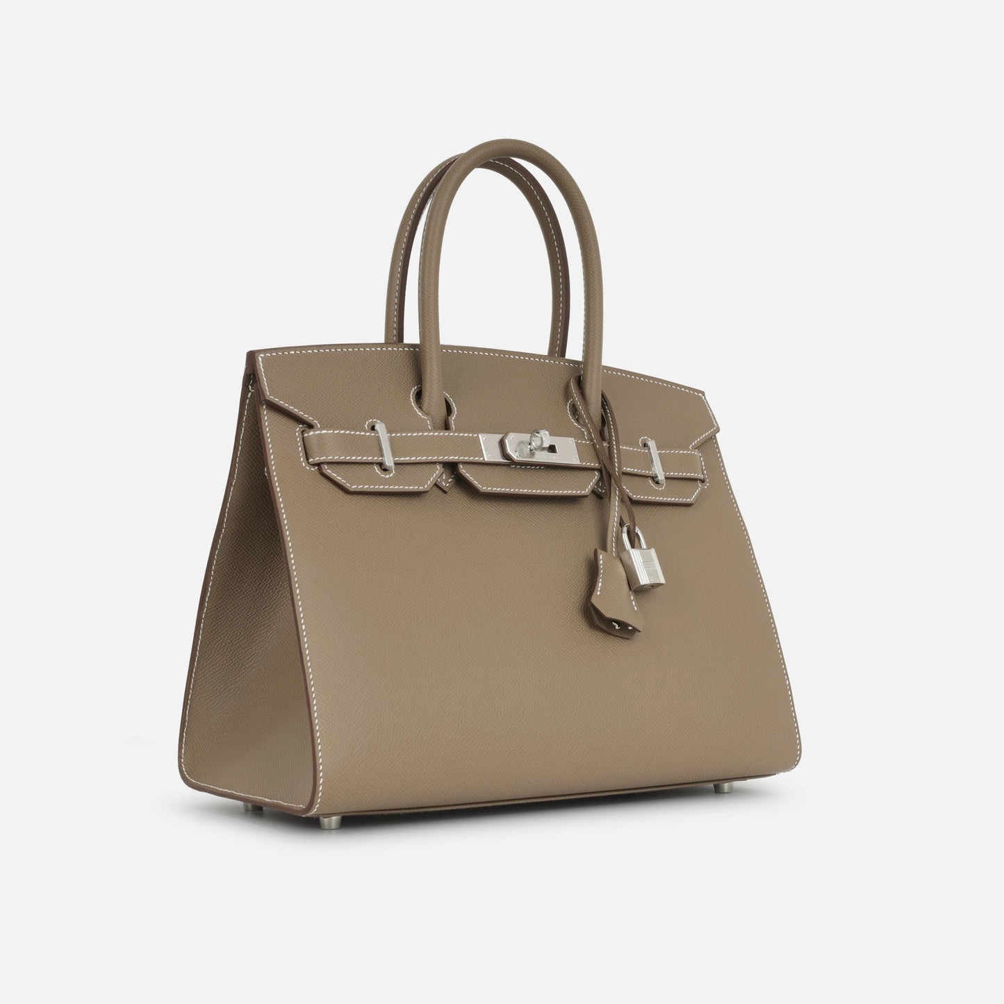 Herms - Birkin 30 - Etoupe Epsom PHW - 2025 - Brand New