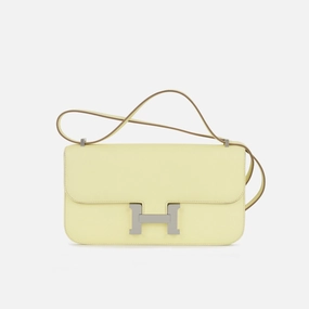 Herms - Constance Elan - Jaune Milton Epsom PHW - Unused - 2024