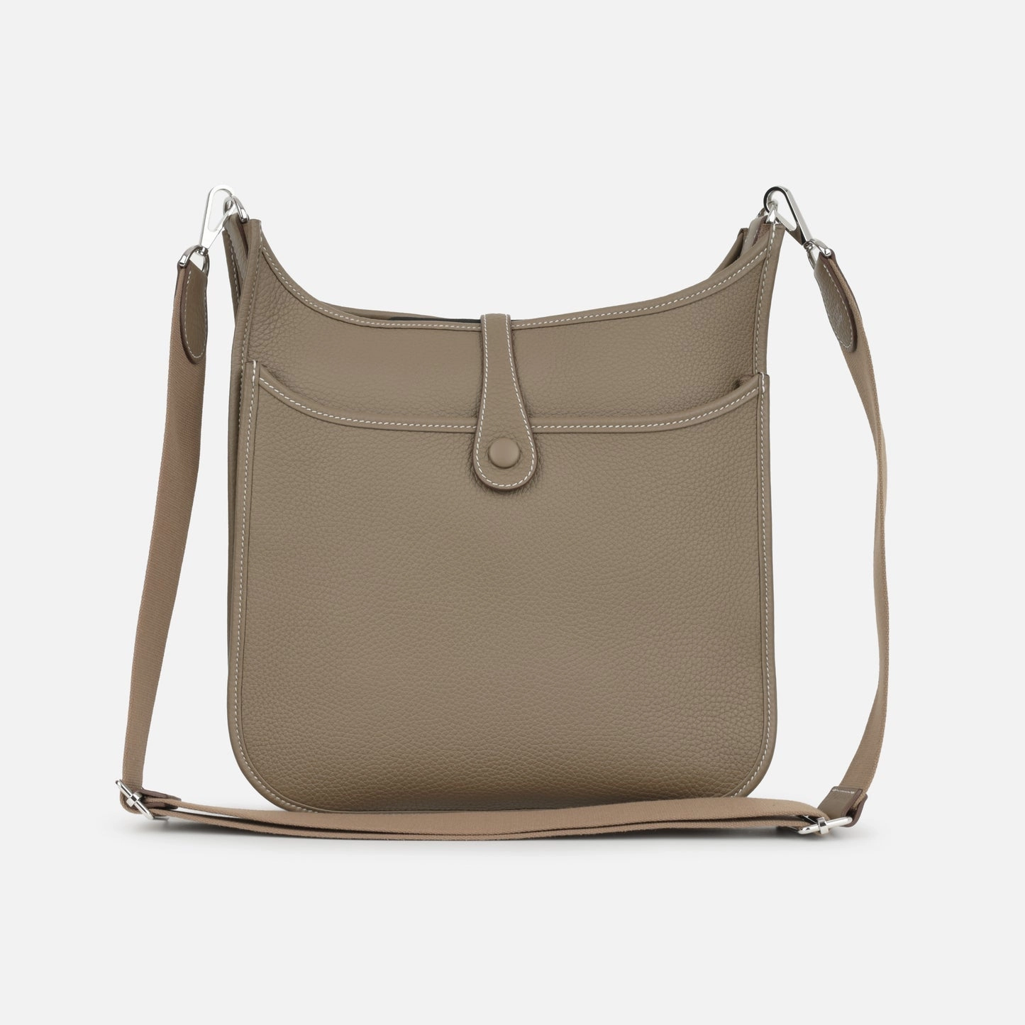 Herms - Evelyne PM - Etoupe Clemence PHW - Pre-Loved - 2024