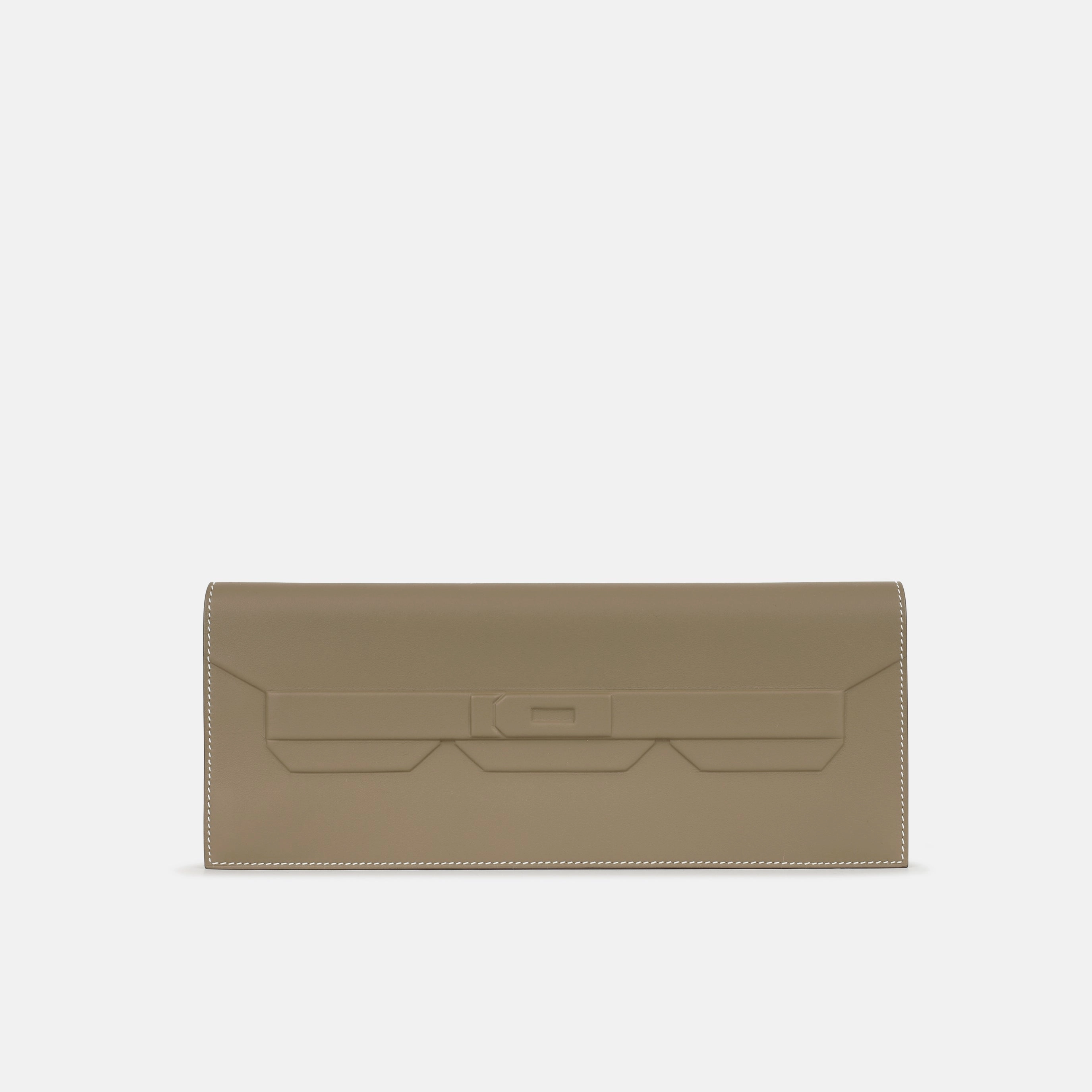 Herms Birkin Shadow Clutch - Etoupe