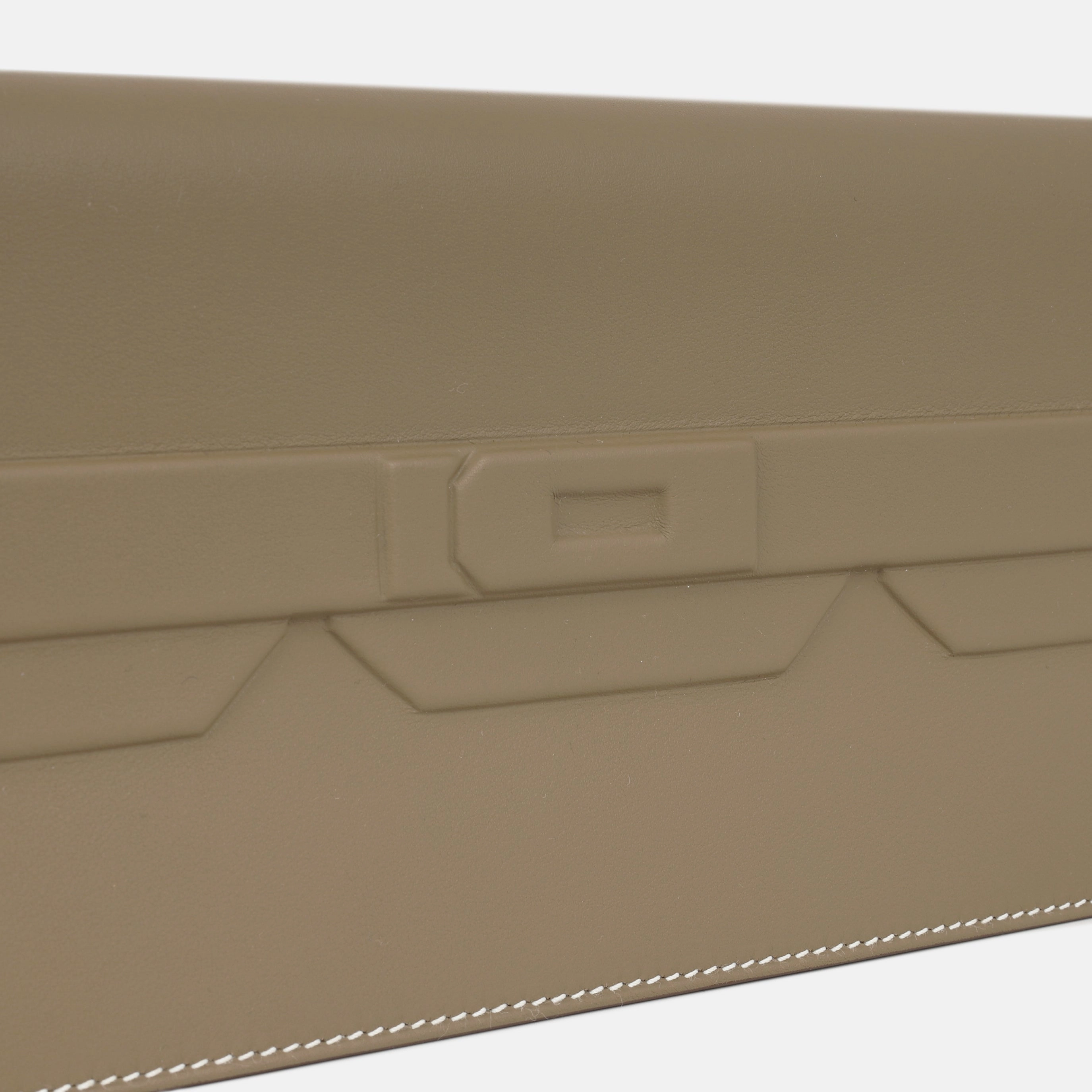 Herms Birkin Shadow Clutch - Etoupe