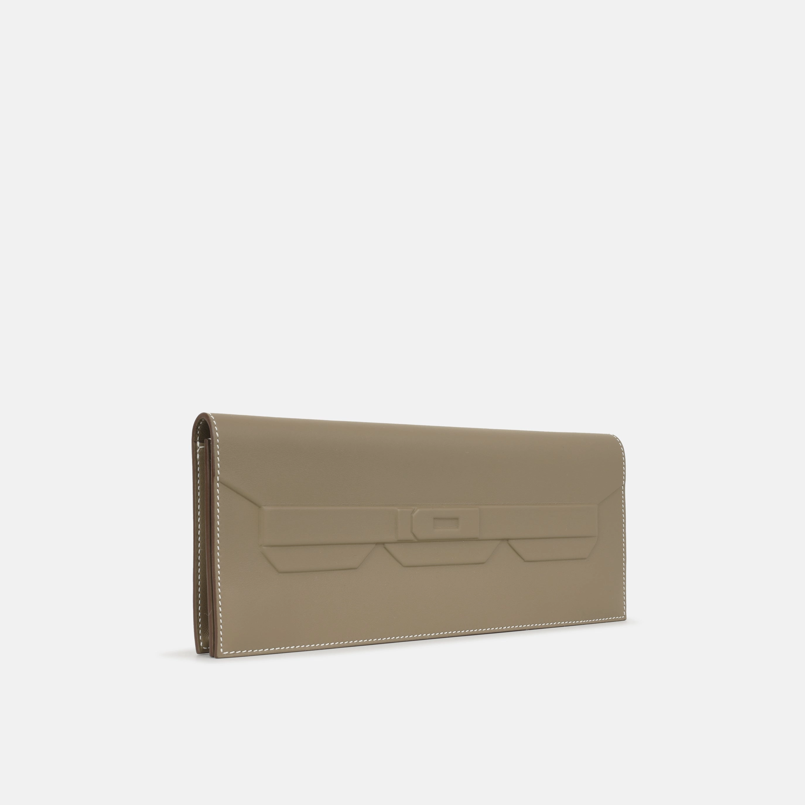 Herms Birkin Shadow Clutch - Etoupe