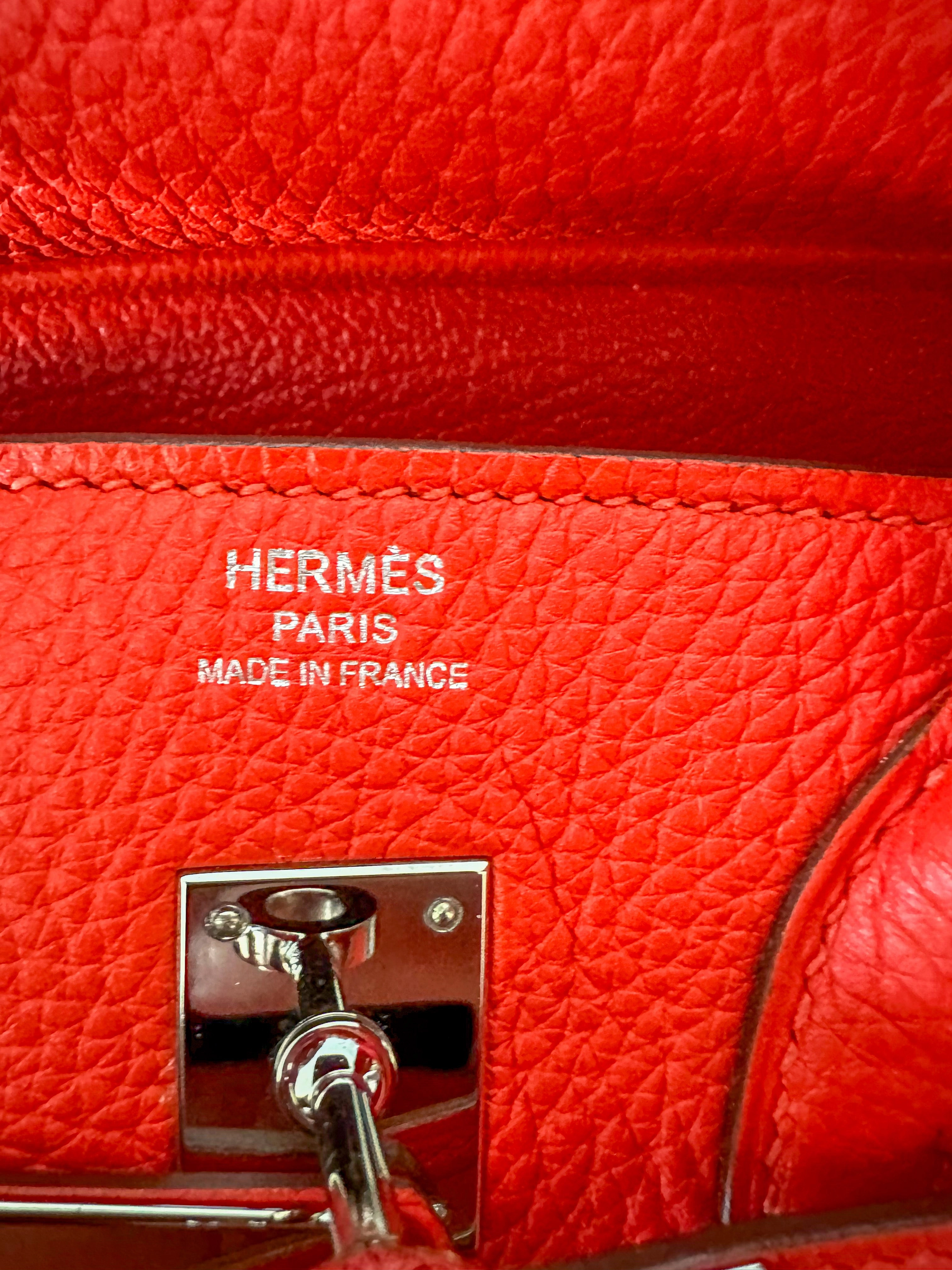 Herms Capucine Togo Birkin 25