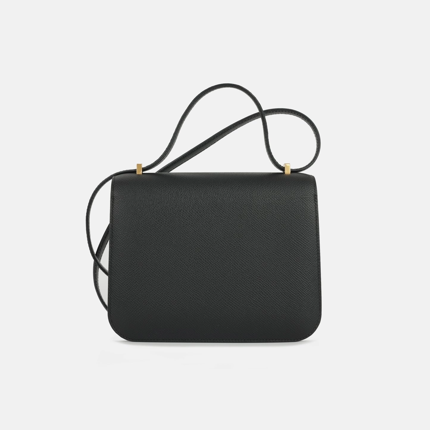 Herms Constance 18 - Noir Epsom Gold