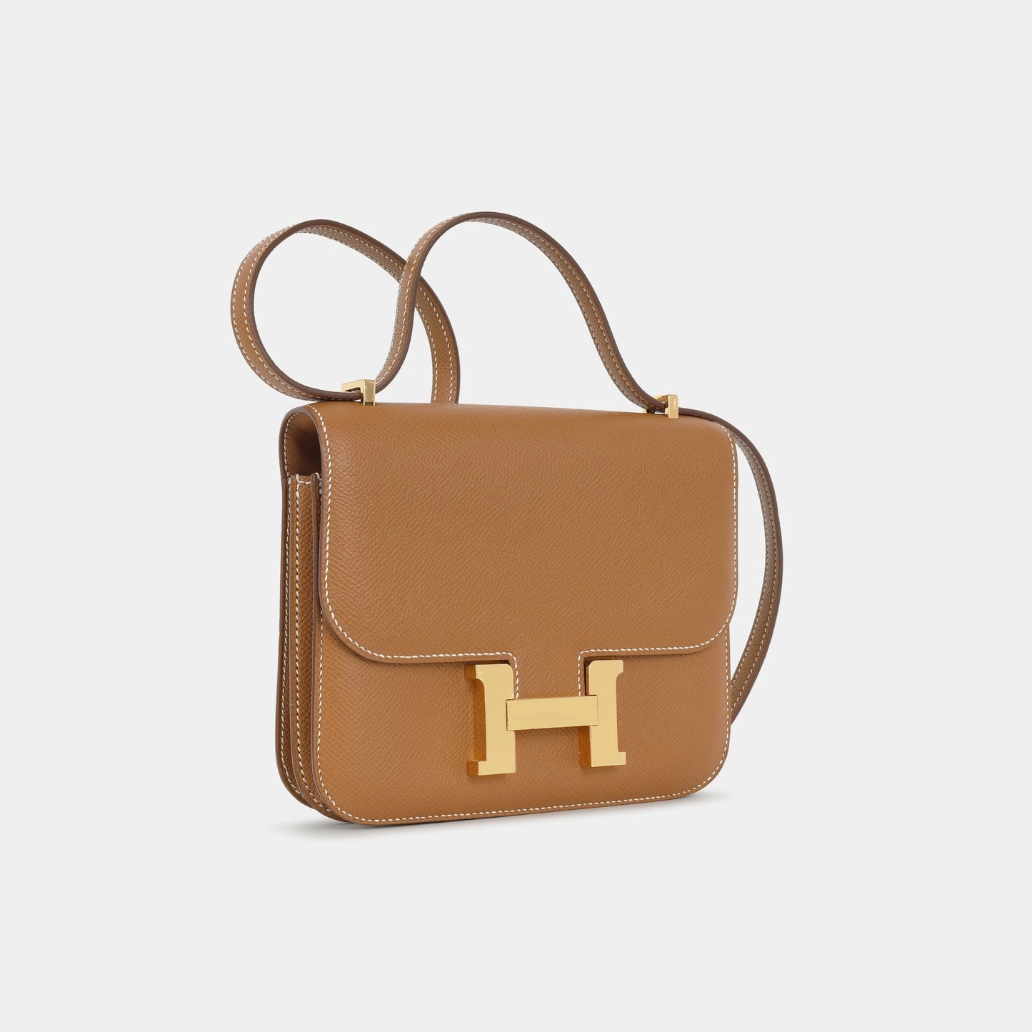 Herms Constance 18 Gold Epsom GHW