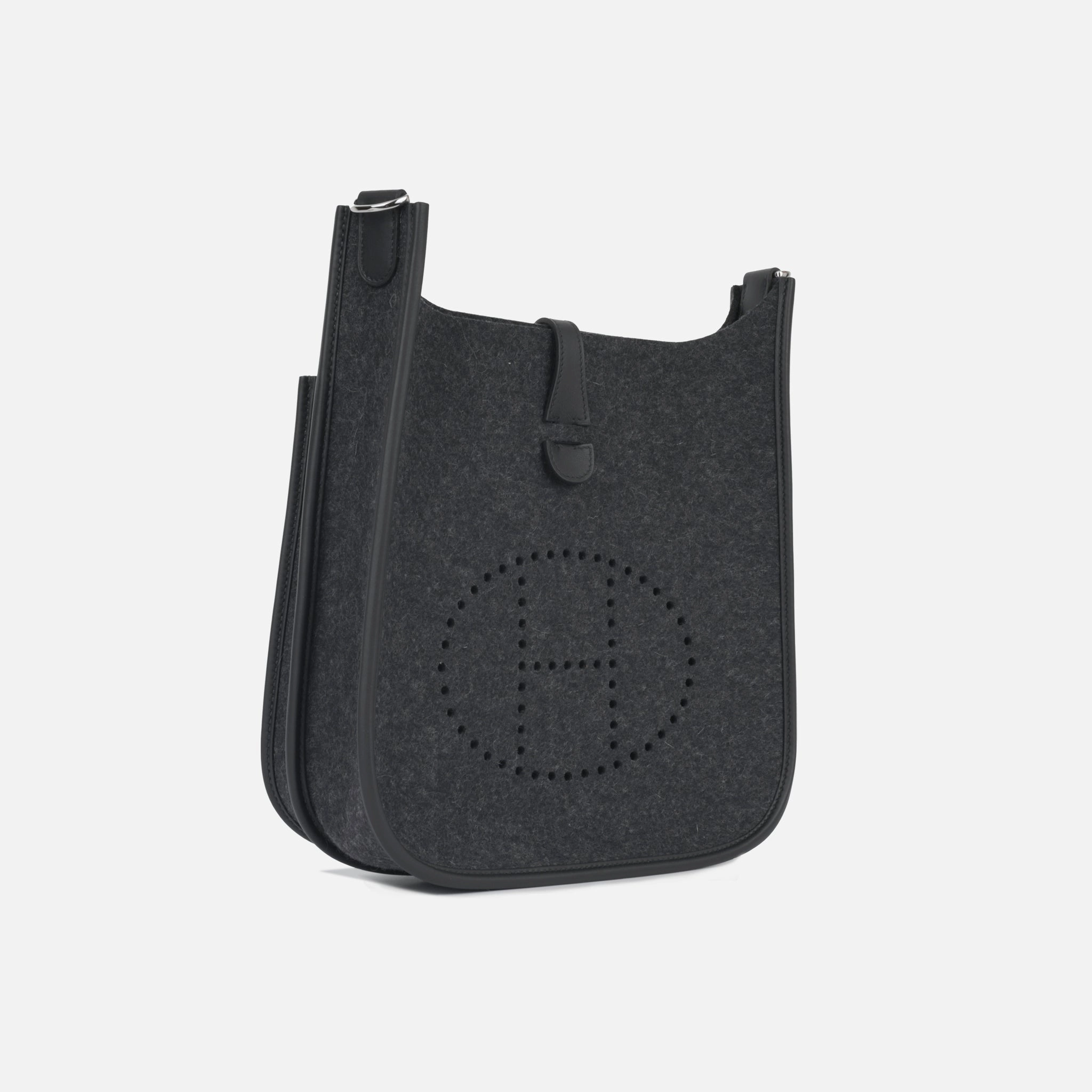 Herms Evelyne PM - Graphite Wool (NWT)