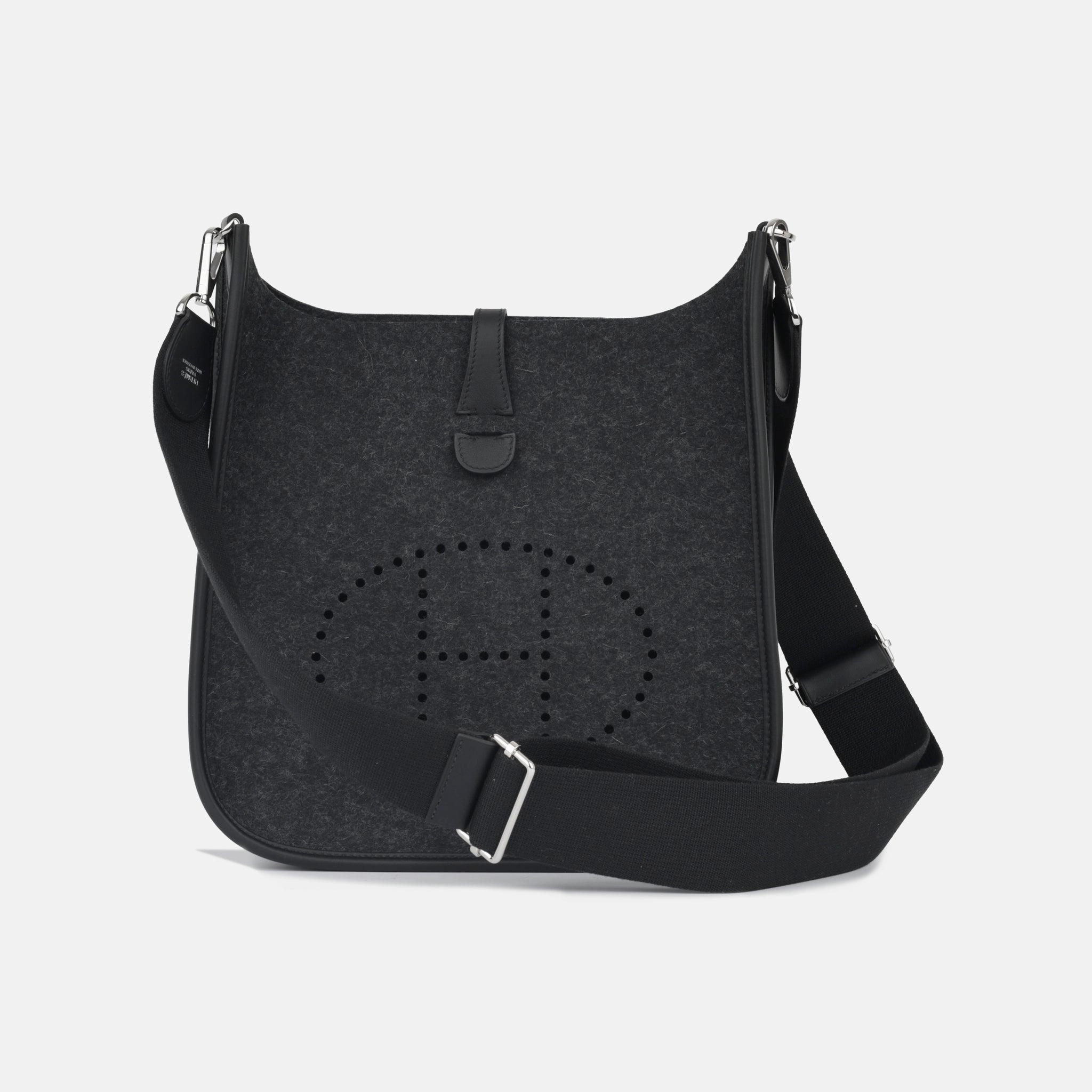 Herms Evelyne PM - Graphite Wool (NWT)